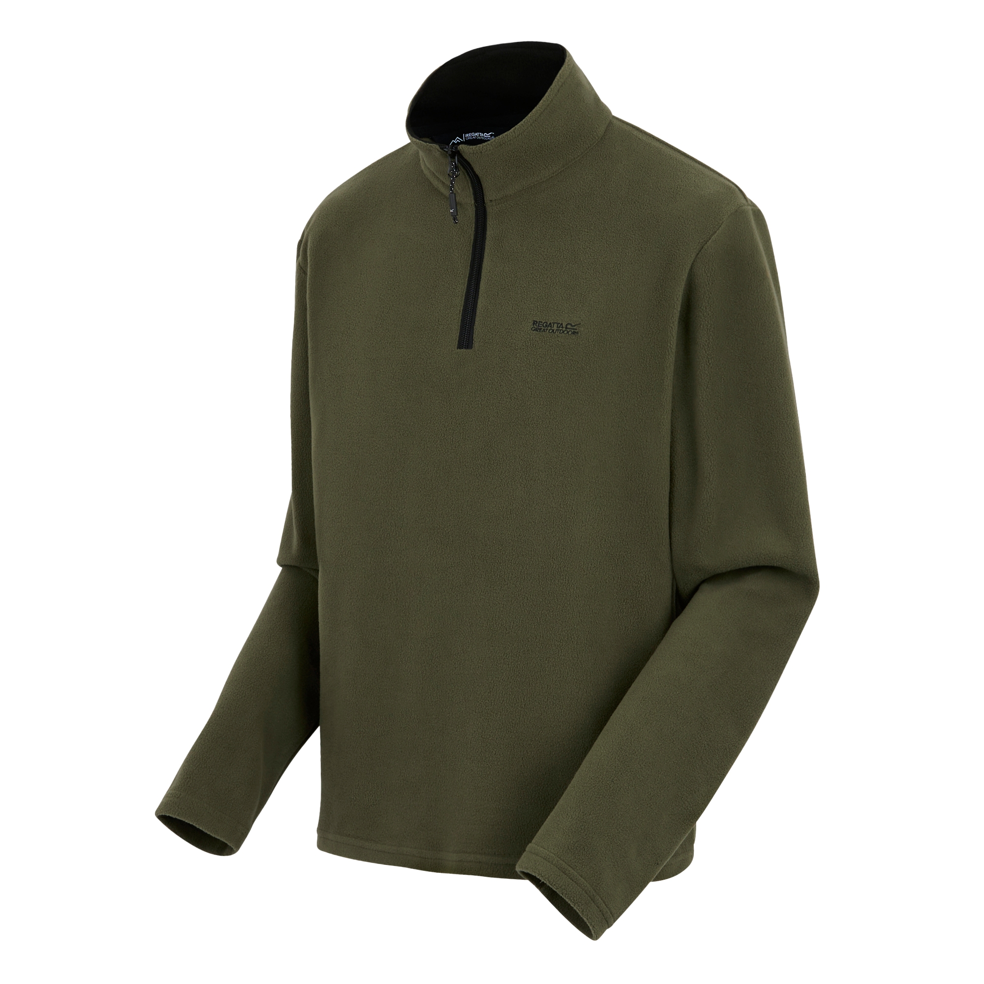 Men's Thompson Lightweight Half Zip Fleece | Olive Green