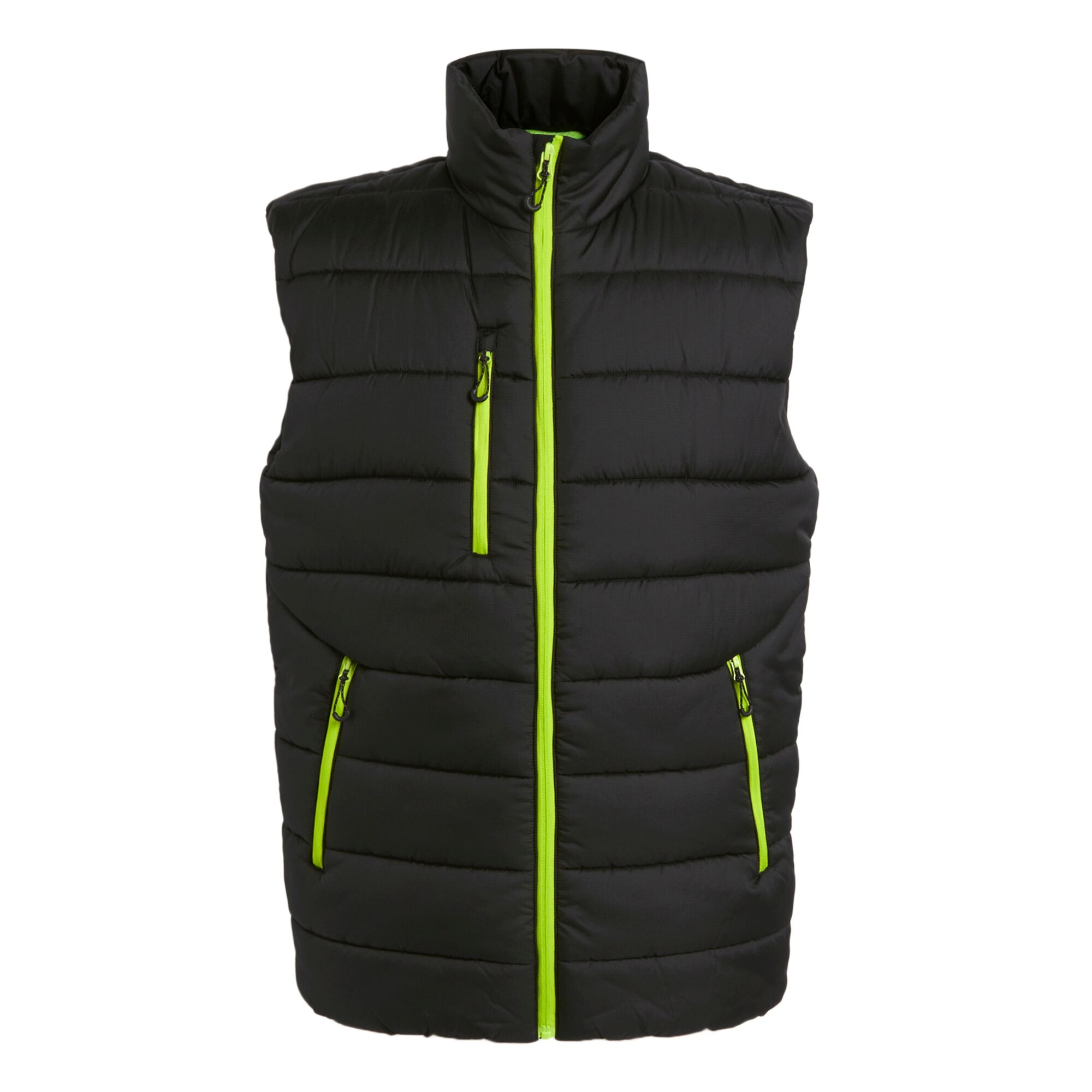 Men's Navigate Thermal Bodywarmer | Black Lime Green