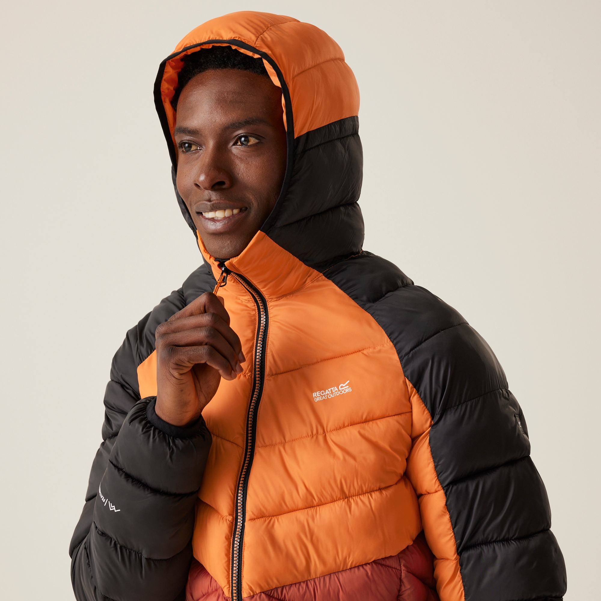 Men's Dalent Insulated Hooded Jacket | Fox Red Ochre