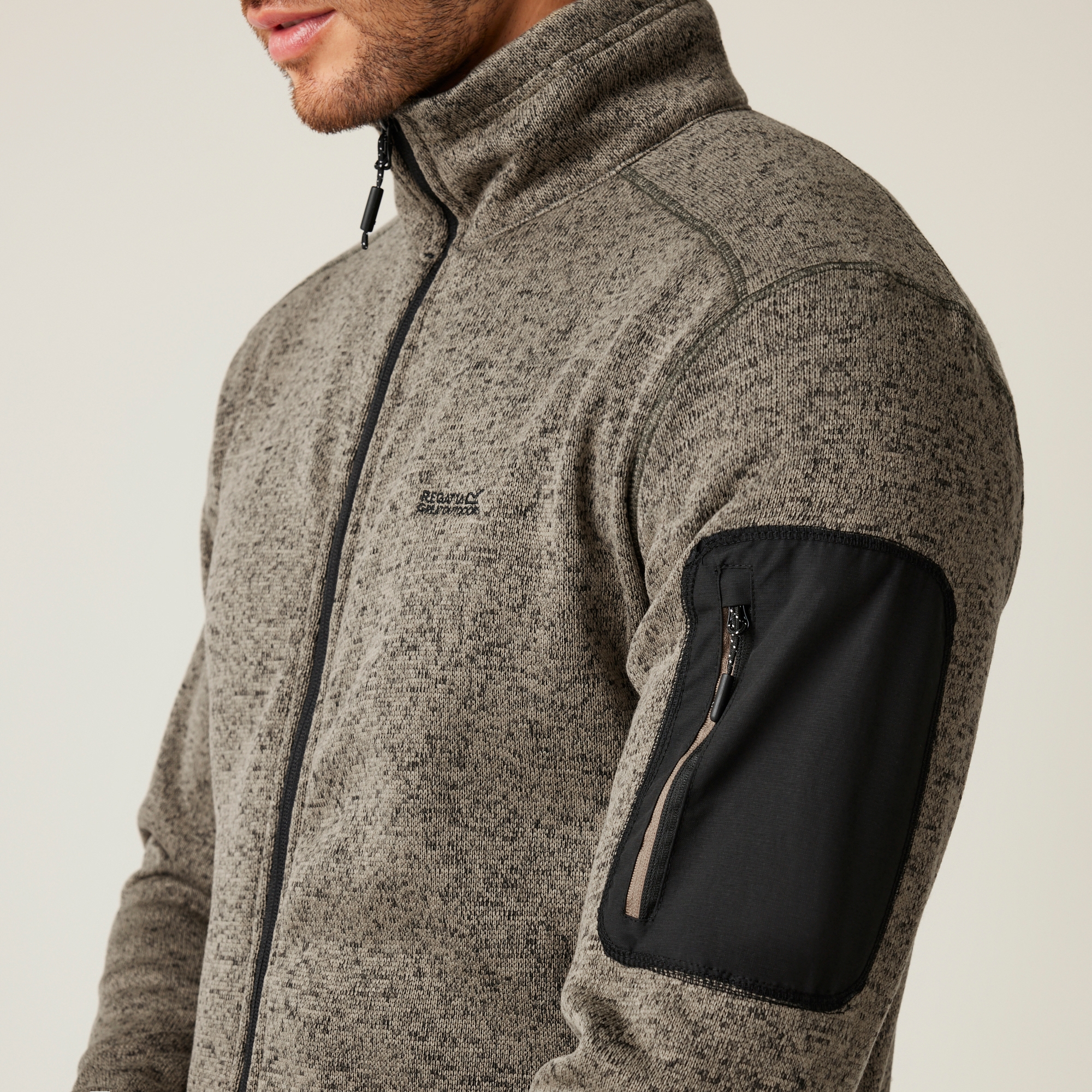 Men's Newhill Full Zip Fleece | Golden Sand