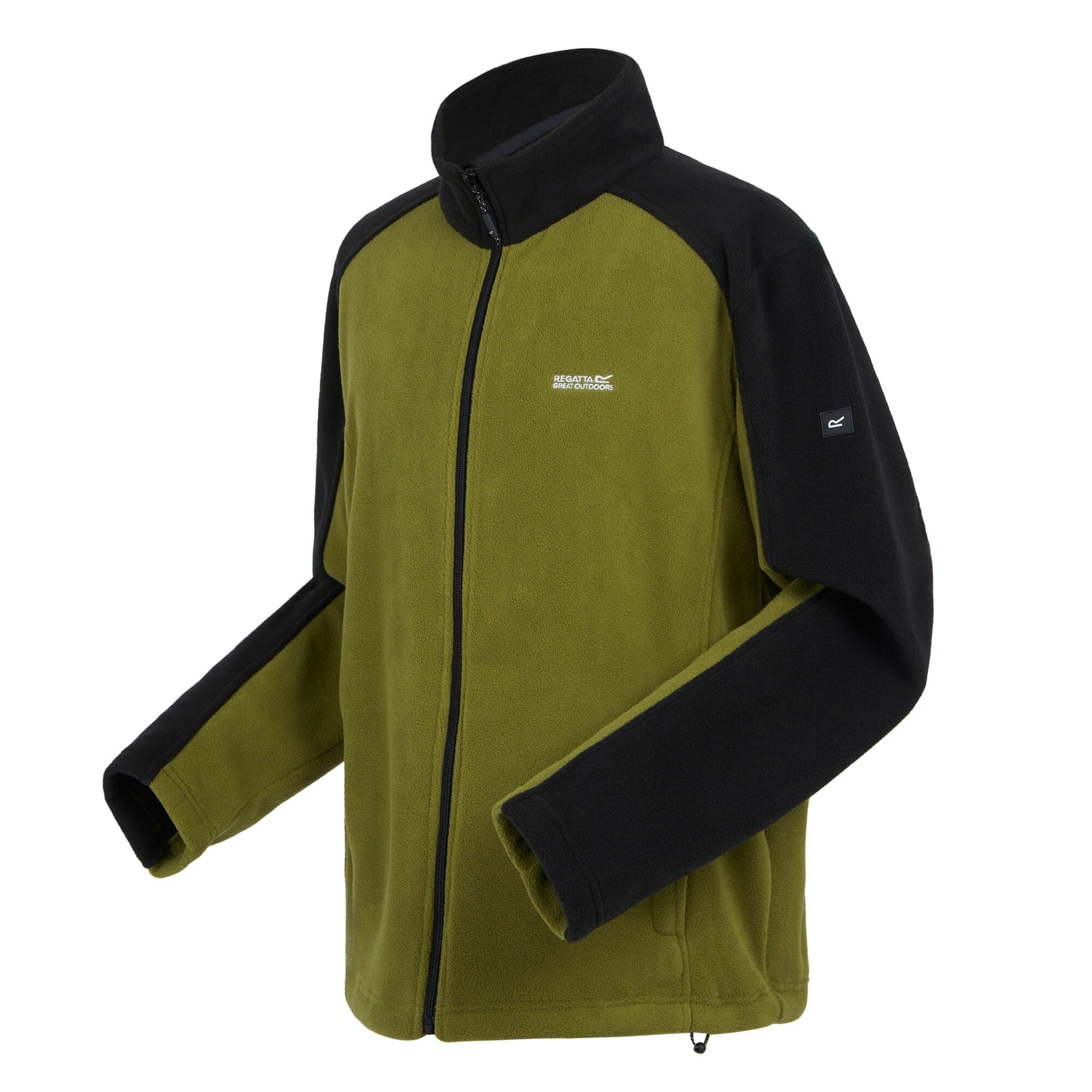 Men's Hedman II Heavyweight Full Zip Fleece | Nephrite Green Black