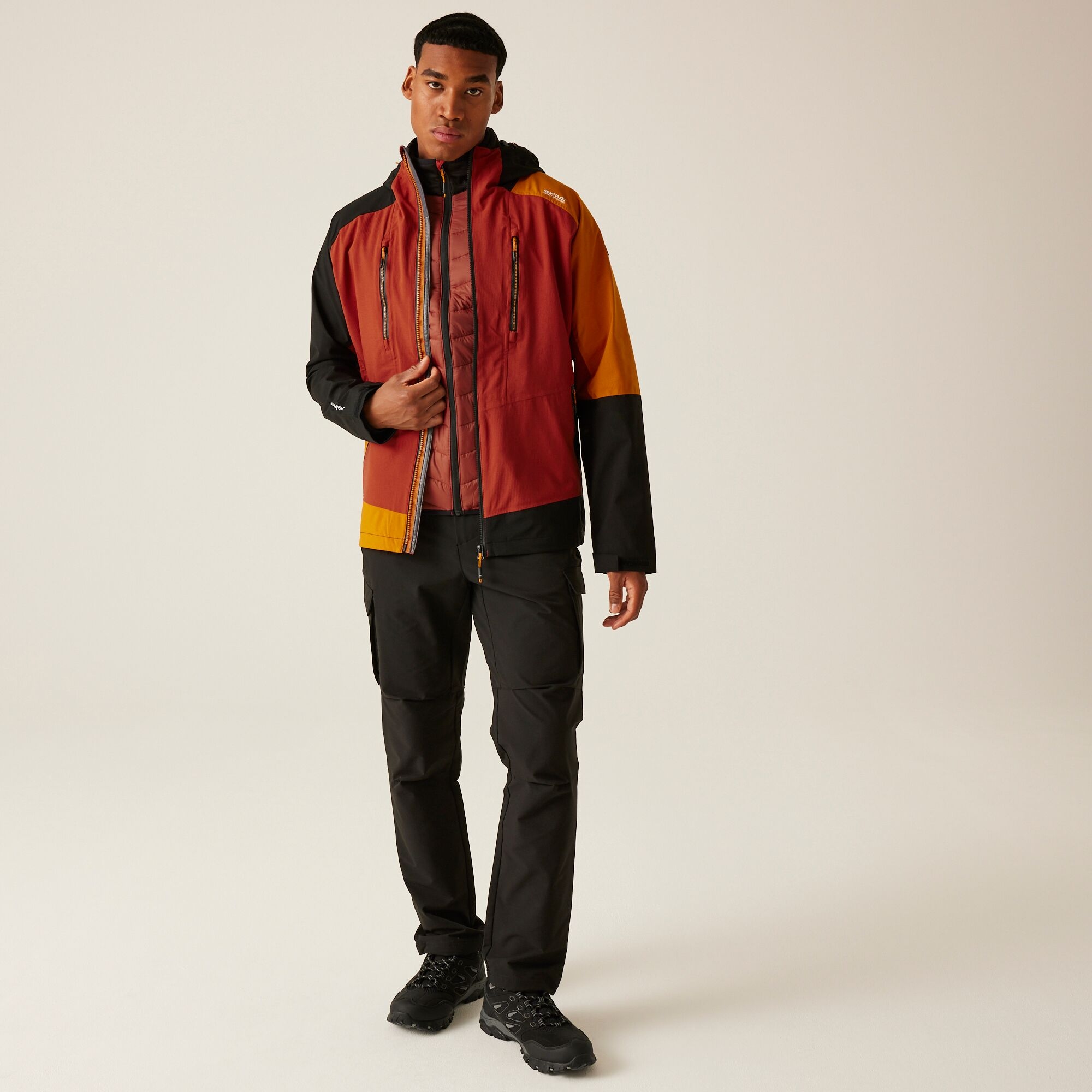 Men's Sacramento X 3-in-1 Jacket | Red Ochre Black
