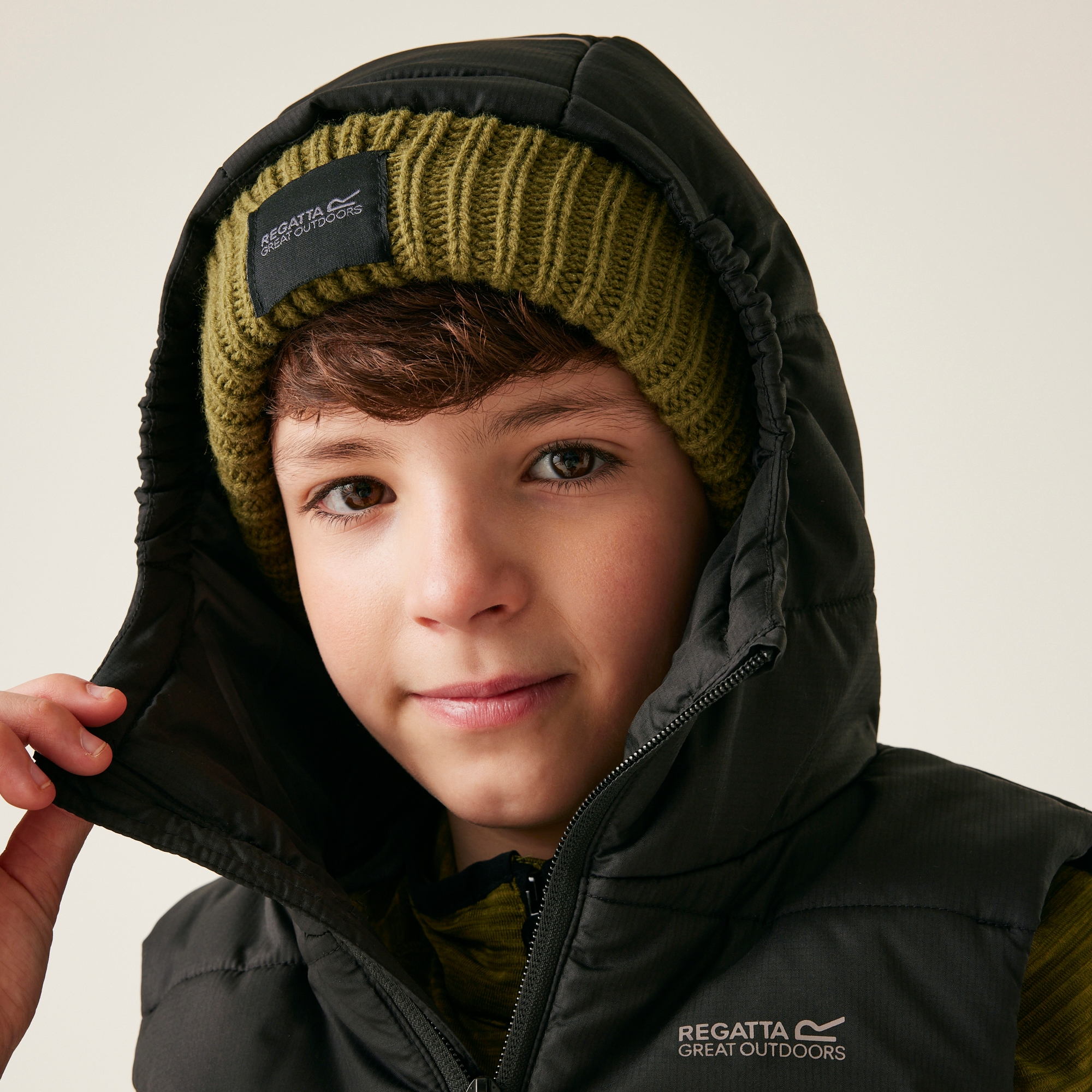 Kids' Lofthouse II Heavyweight Gilet | Black Seal Grey