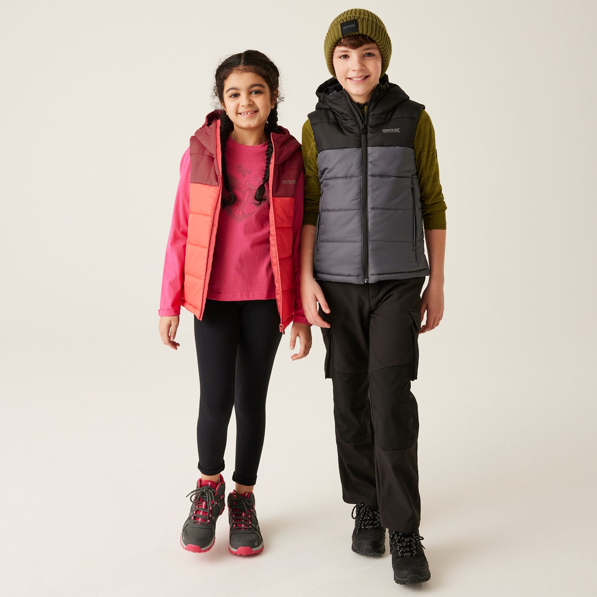 Kids' Lofthouse II Heavyweight Gilet | Mineral Red Red Sky