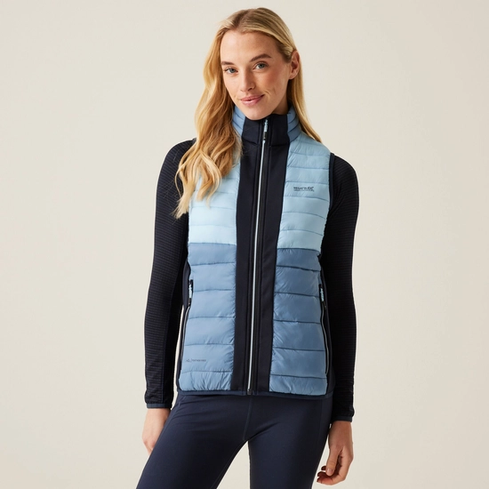 Women's Leedre Hybrid Bodywarmer | Black Warm Taupe