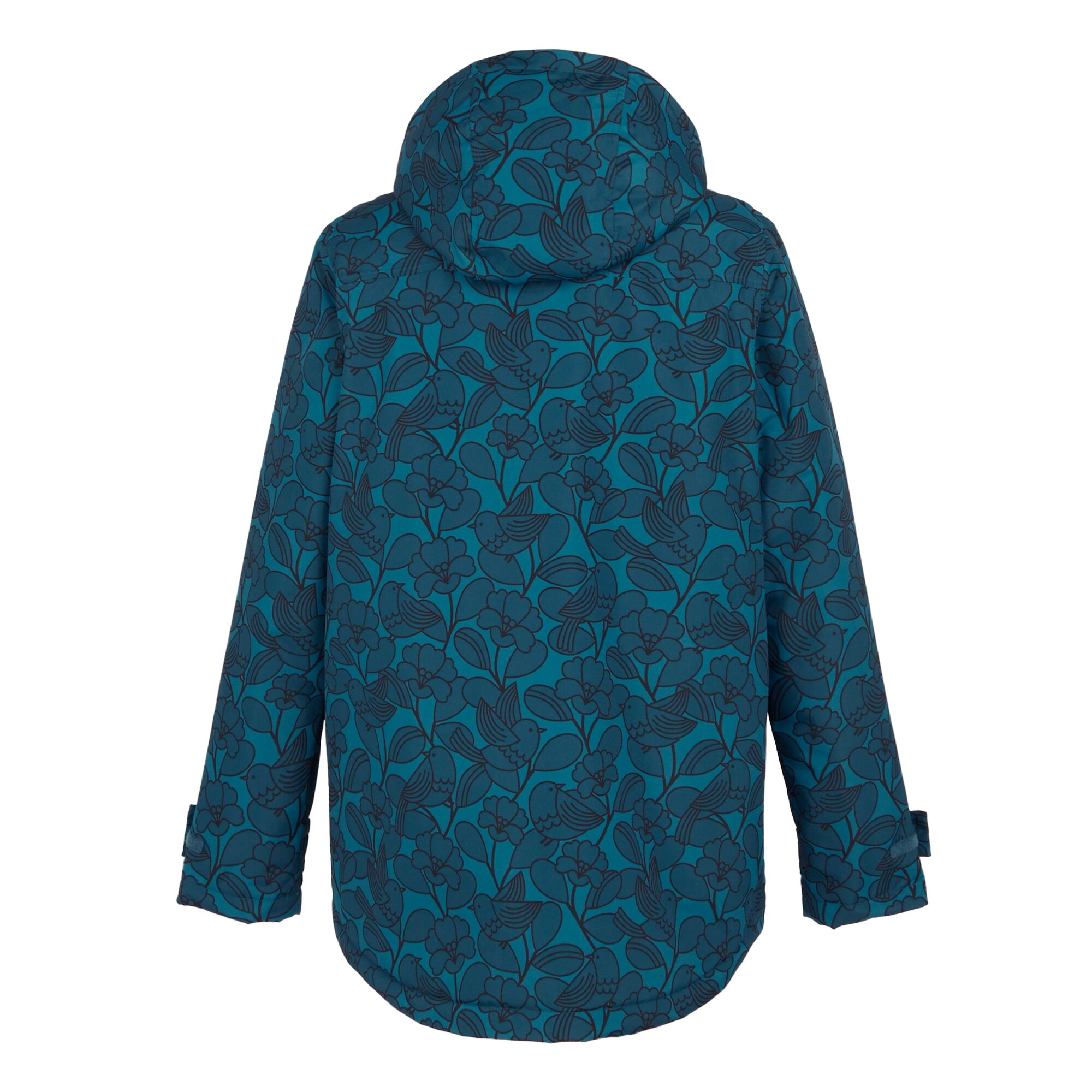 Orla Kiely Mid Length Waterproof Jacket | Birdy Blue
