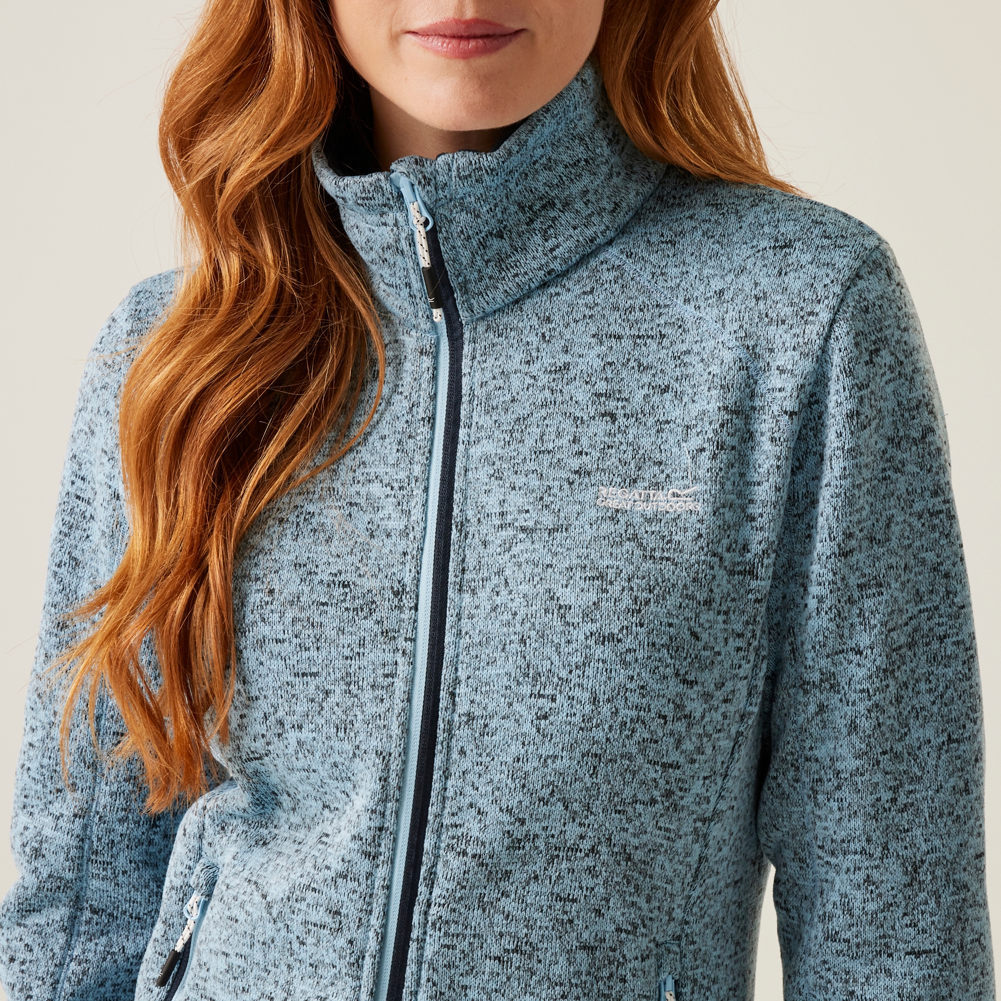 Women's Newhill Full Zip Fleece | Clear Sky Navy