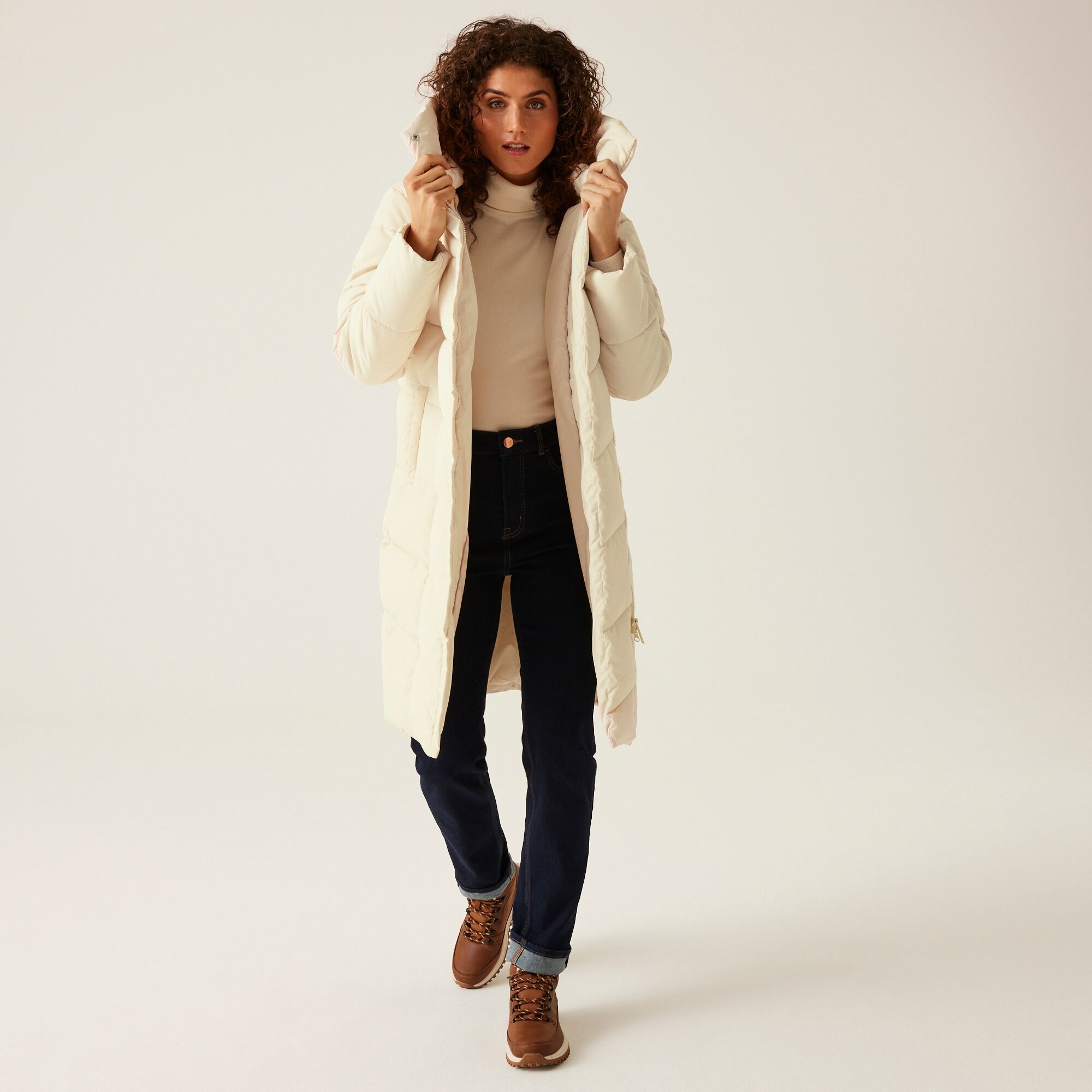 Women's Nurie Quilted Jacket | Light Vanilla