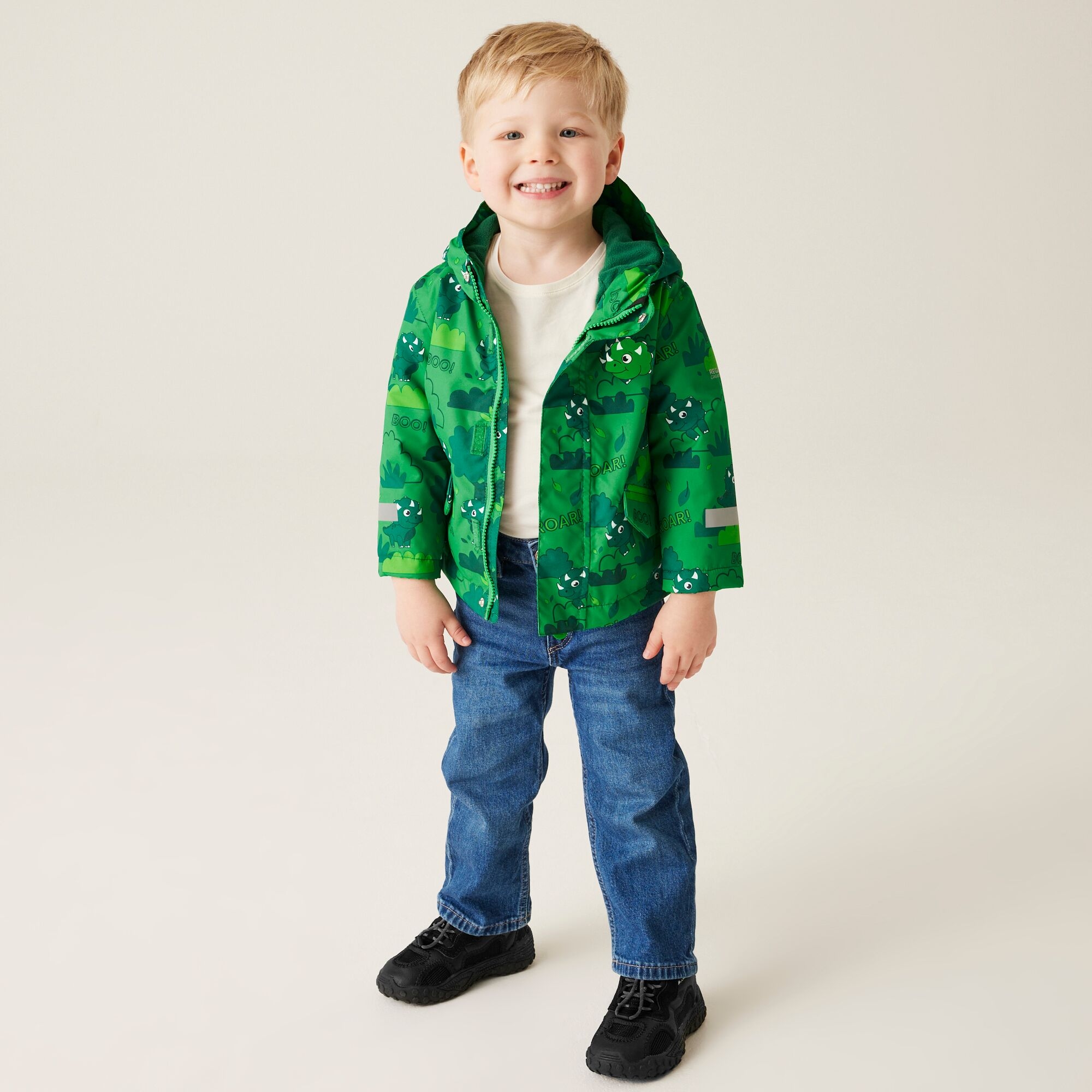 Kids' Animal Rainy Day Jacket | Stompy the Dinosaur Jelly Bean