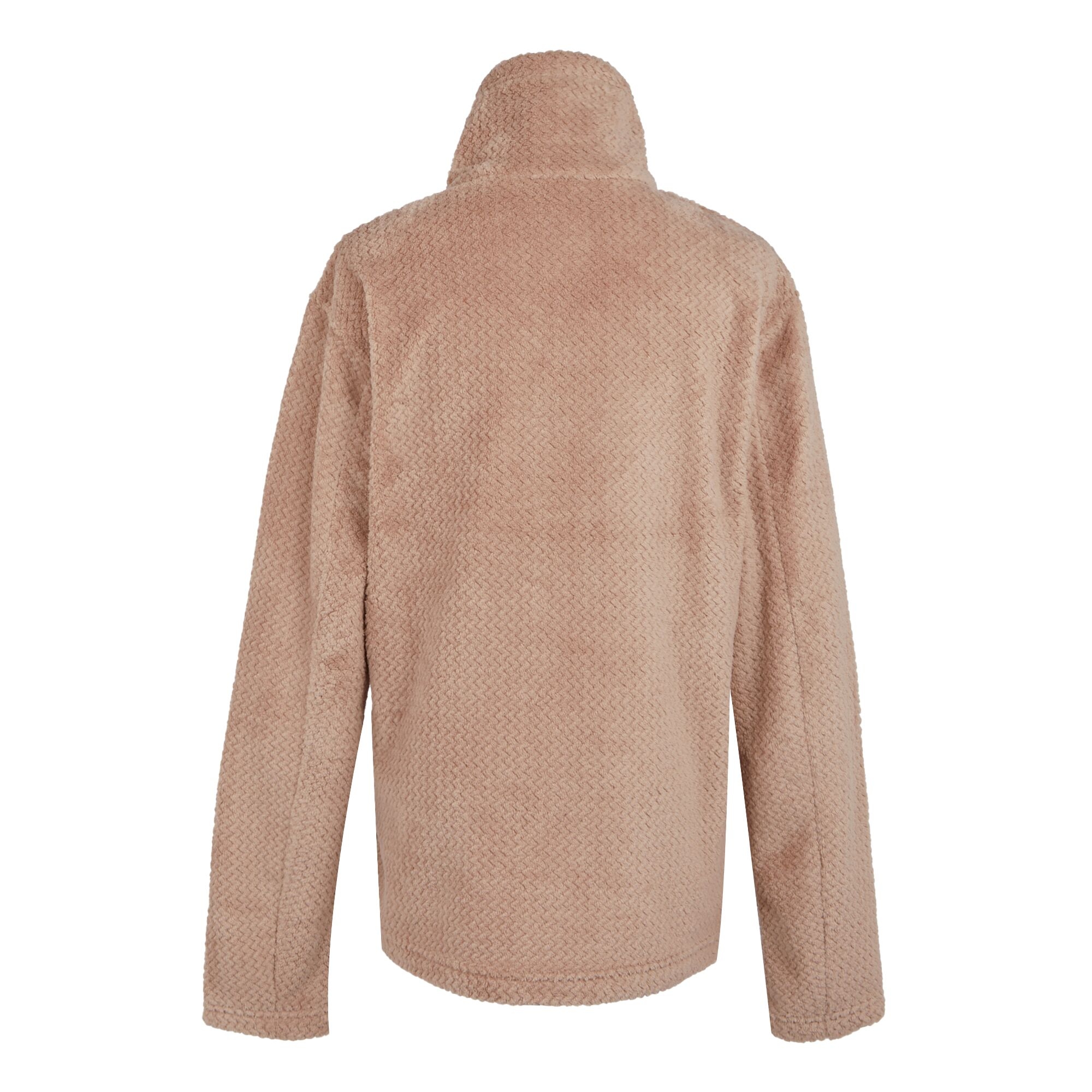 Women's Heidy Fluffy Full Zip Fleece | Warm Taupe