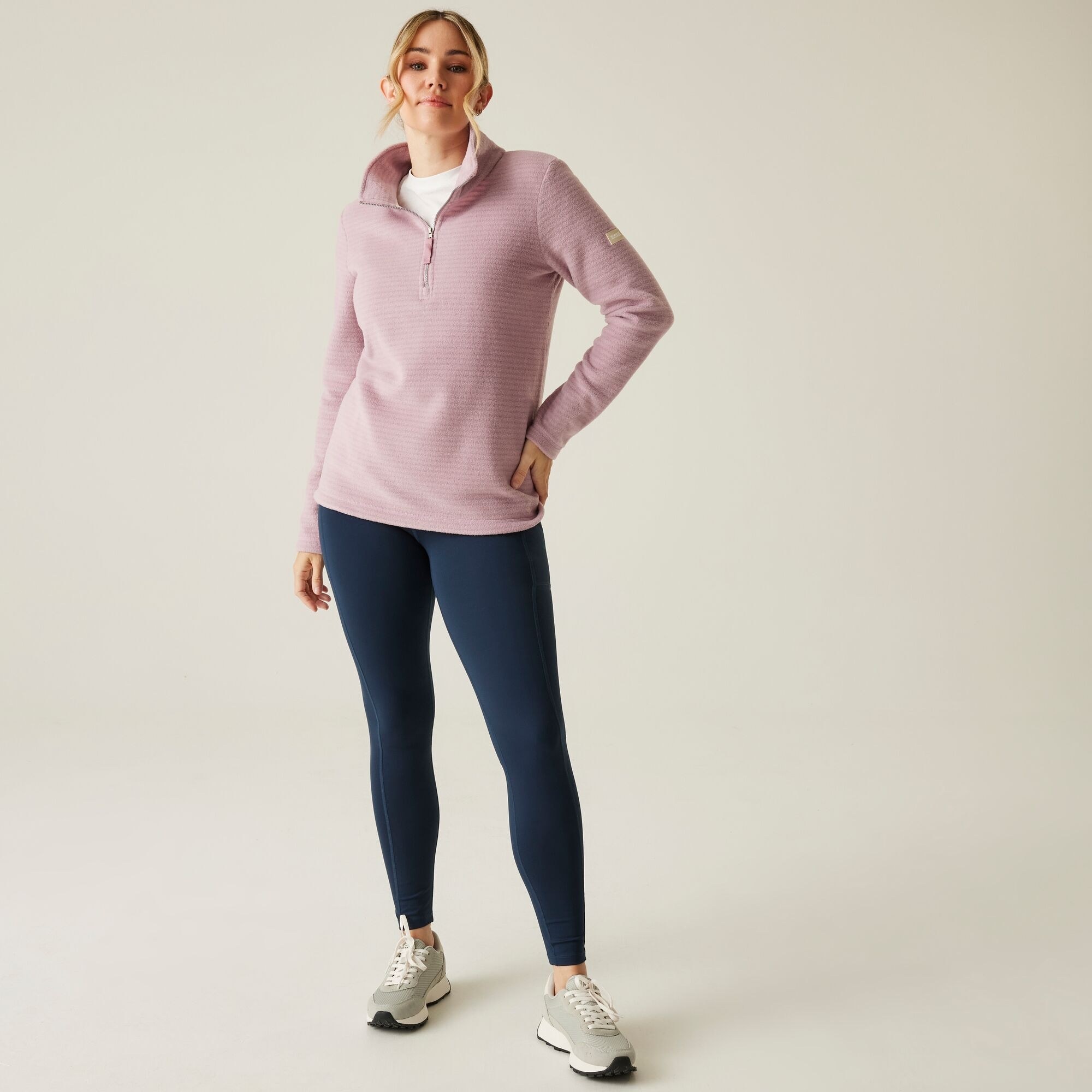 Women's Solenne II Half Zip Fleece | Lilas