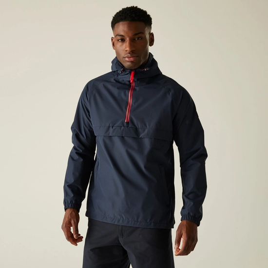 Men's Tayan Waterproof Jacket | Mustard Navy
