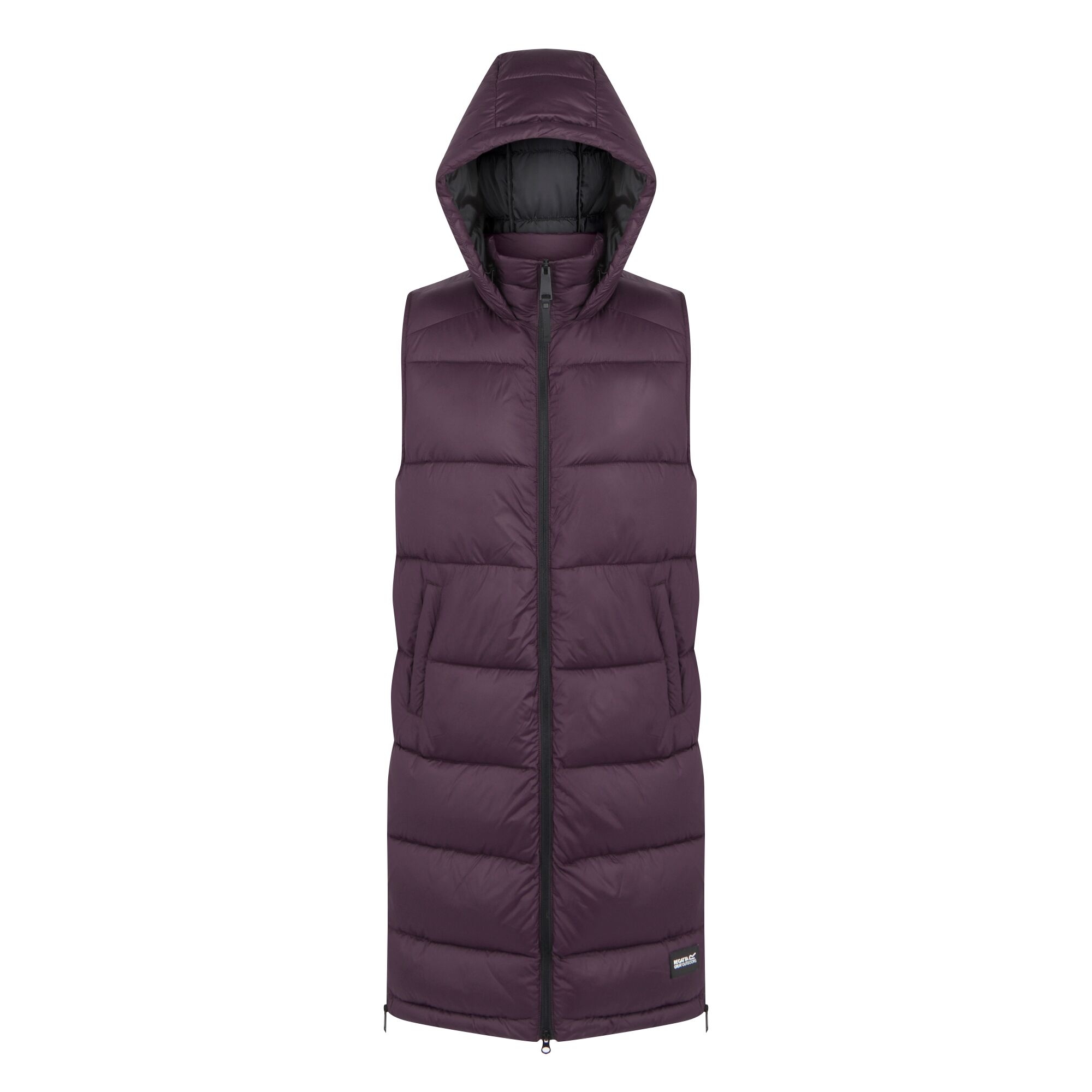 Women's Ganella Quilted Longline Gilet | Deep Plum