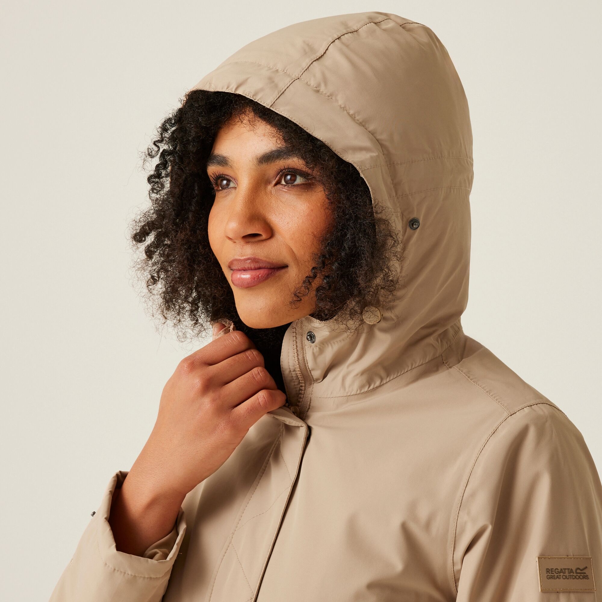Women's Sabinka II Fur Trim Parka Jacket | Warm Taupe