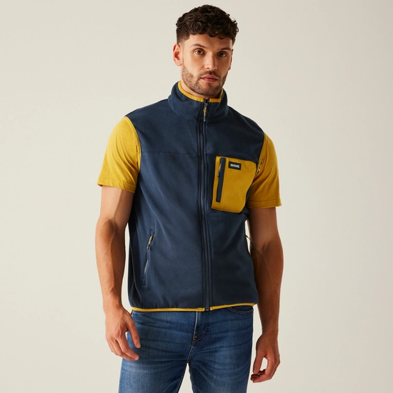 Men's Frankie Fleece Gilet | Black