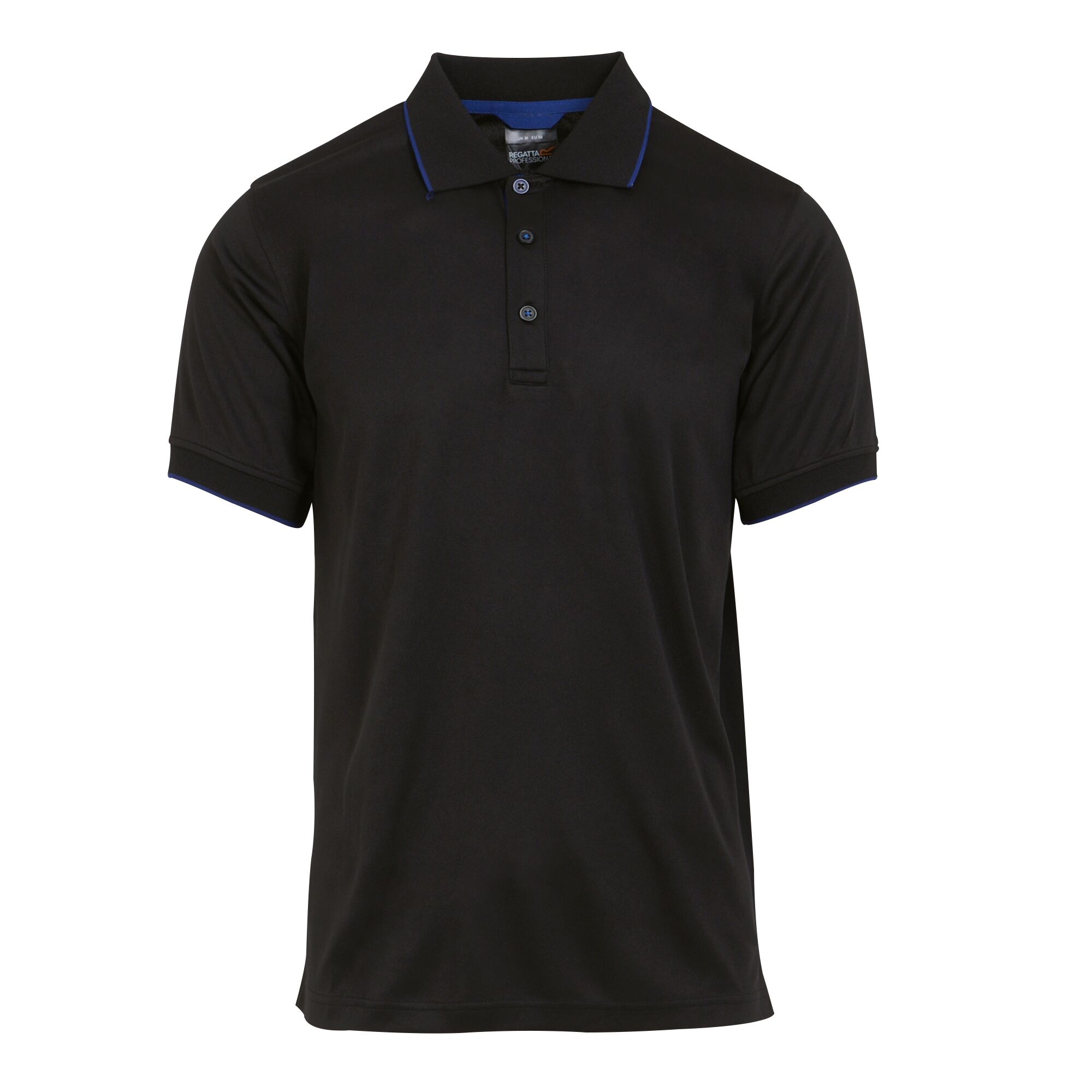 Men's Navigate Short Sleeve Polo Shirt | black new royal