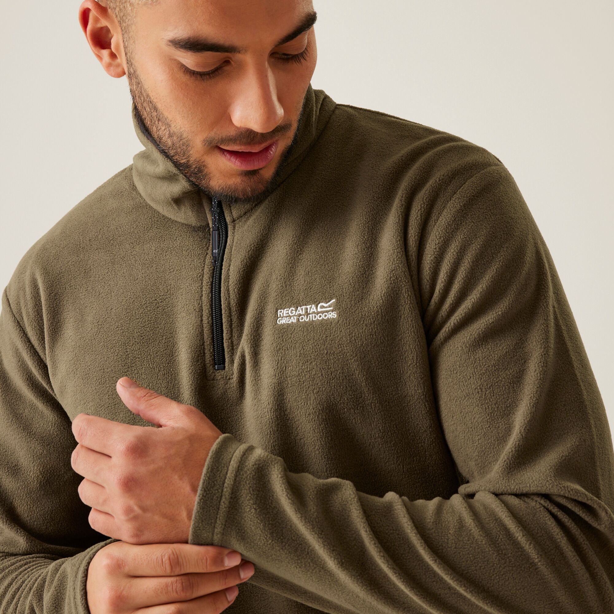Men's Thompson Lightweight Half Zip Fleece | Crocodile