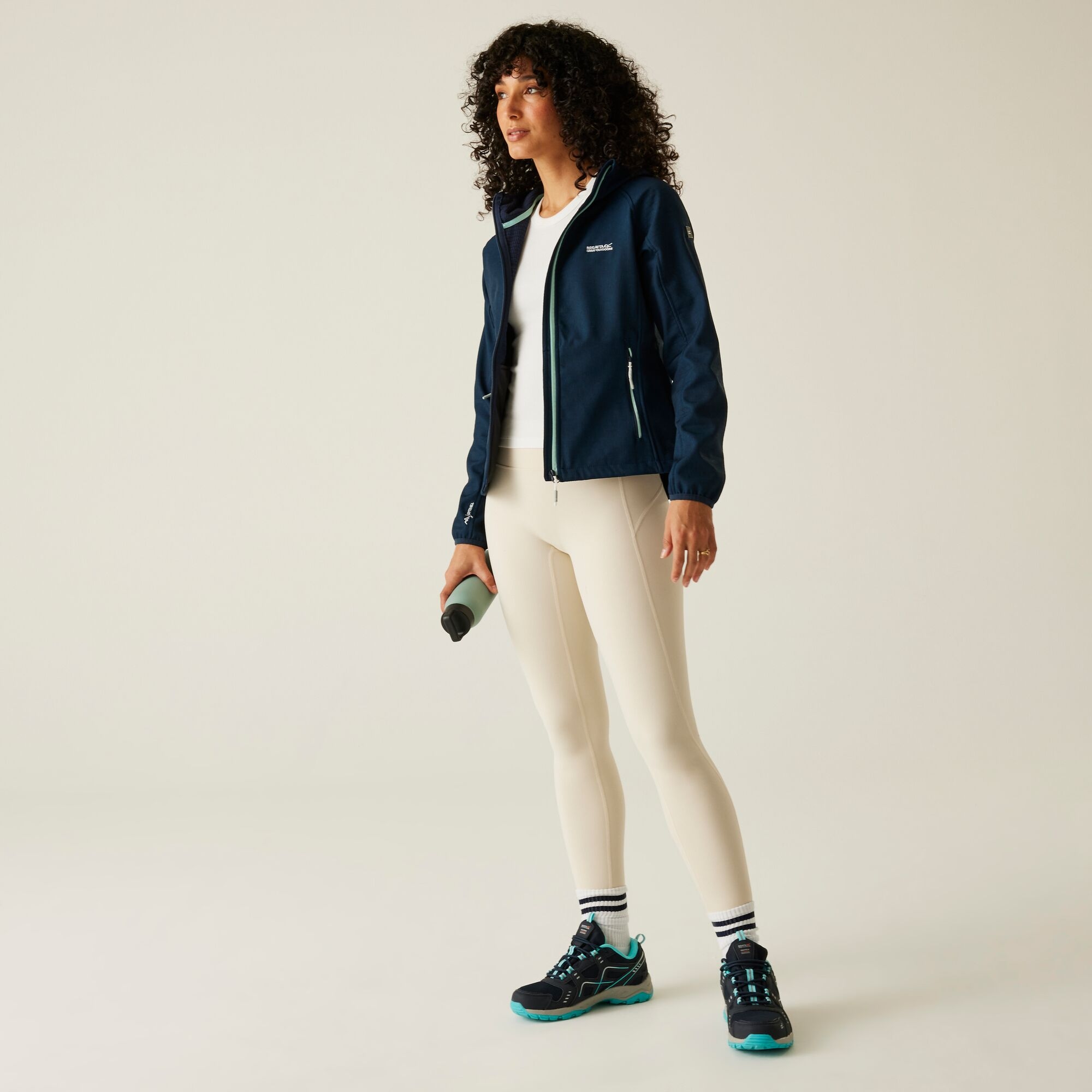Women's Arec III Softshell Jacket | Navy Marl Icy Morn
