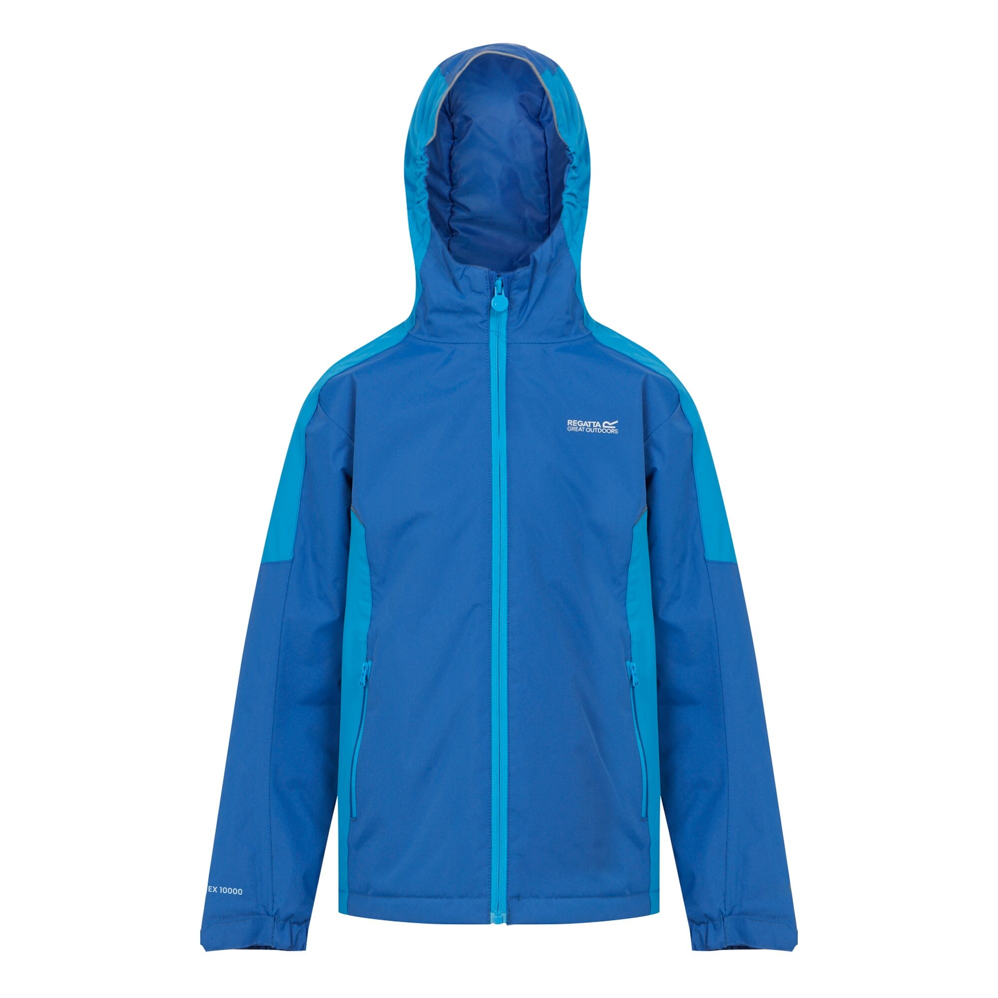 Kids' Hurdle V Waterproof Jacket | Olympian Blue Hydro Blue