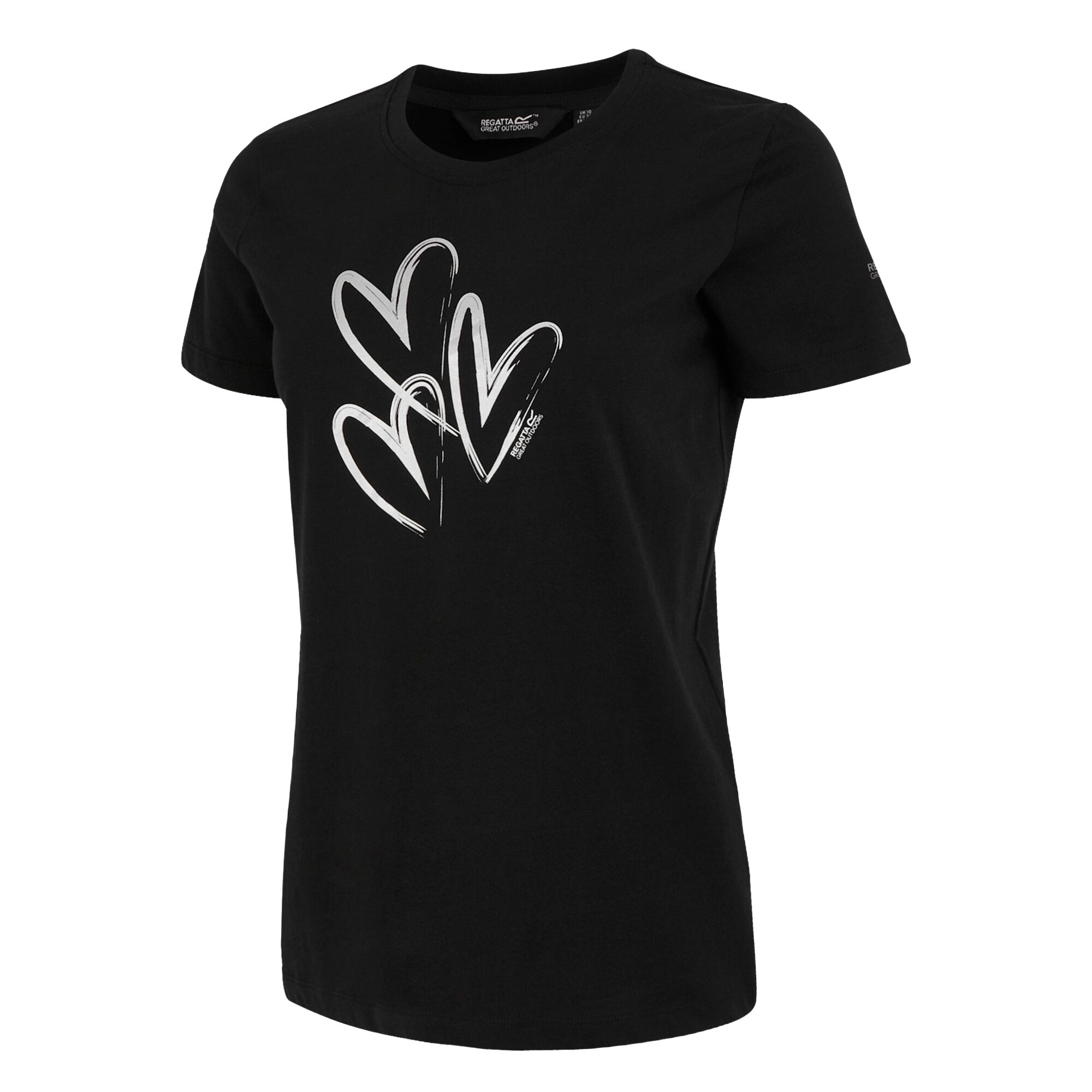 Women's Filandra VX T-Shirt | Black Foil Heart