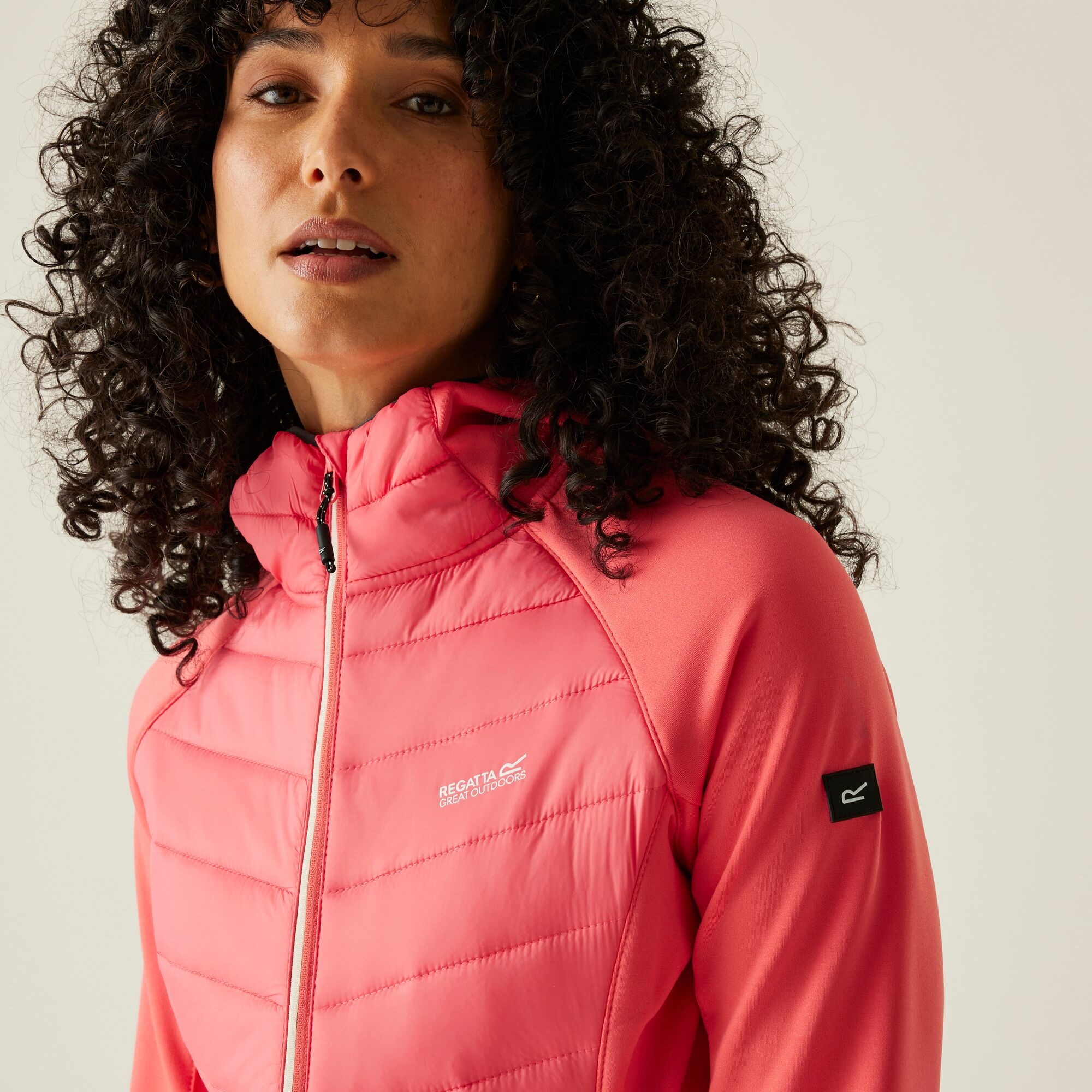 Women's Andreson VIII Hybrid Jacket | Peach Bloom Seal Grey