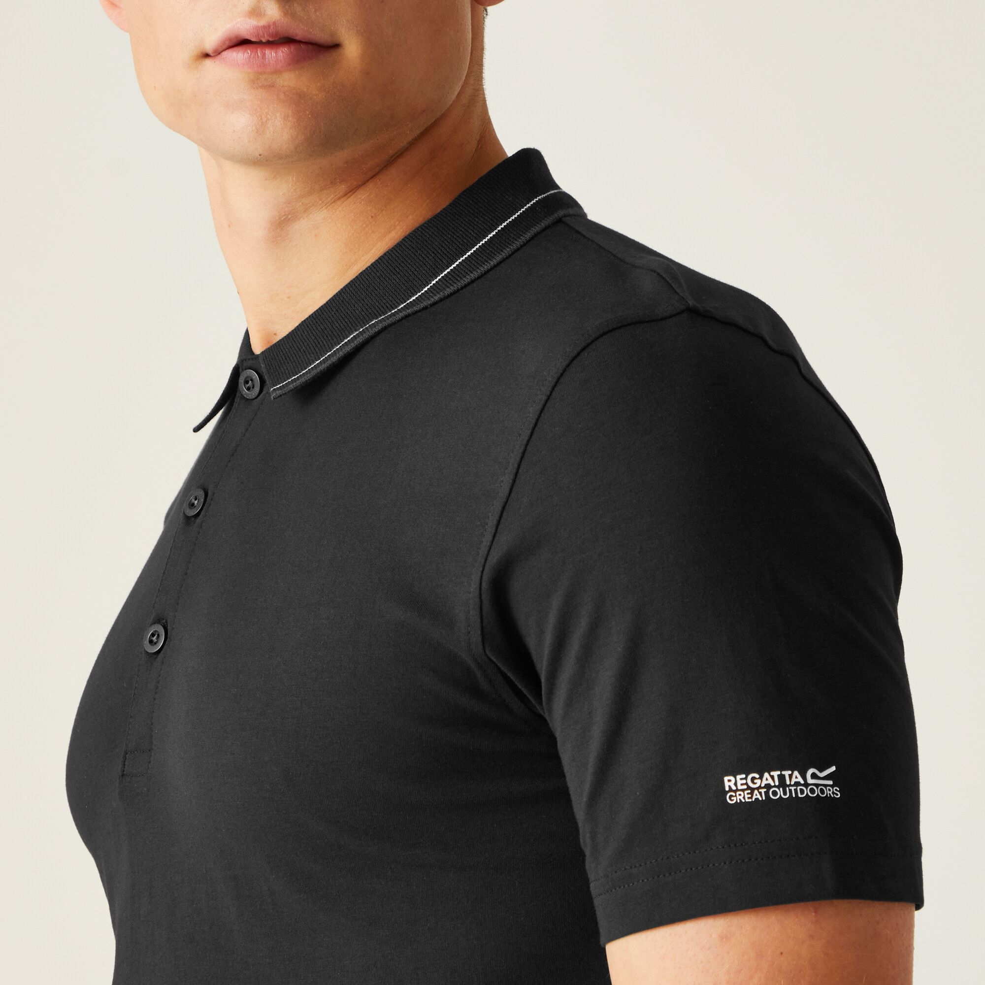 Men's Forley Polo Shirt | Black