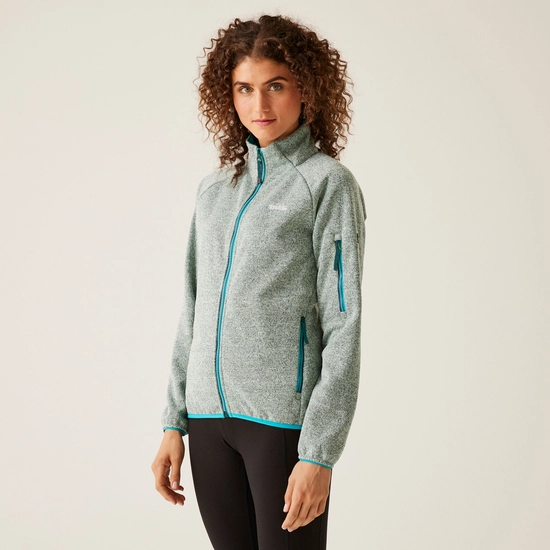 Women's Ravenhill Full Zip Fleece | Black Light Vanilla