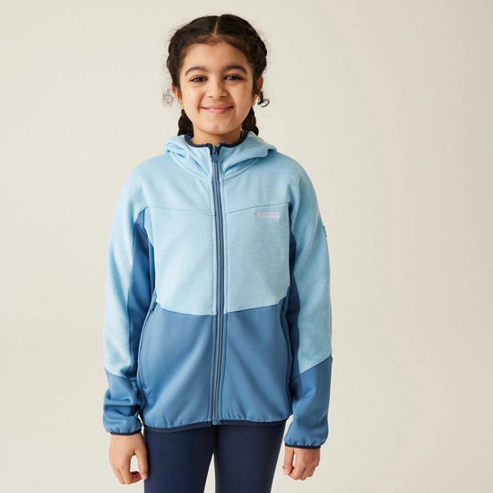 Kids' Dissolver IXI Full Zip Fleece | Mineral Grey Black