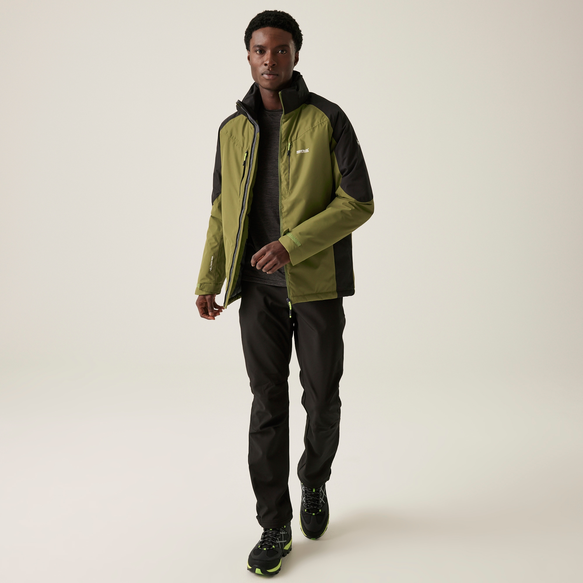 Men's Winter Calderdale II Waterproof Jacket | Nephrite Green Black