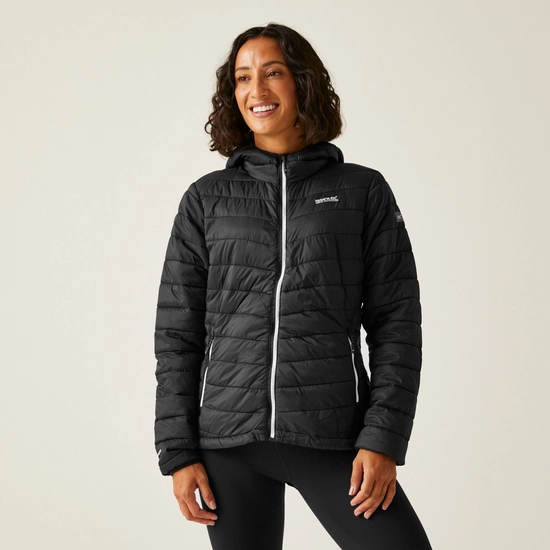 Women's Hillpack II Hooded Jacket | Black Seal Grey