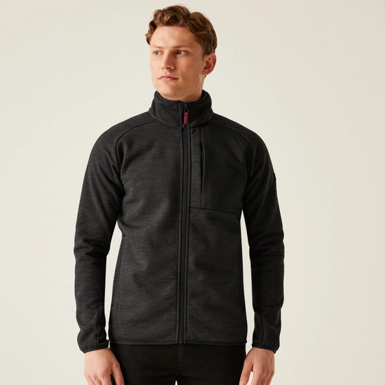 Men's Shorston Full Zip Fleece | Abbeystone Marl