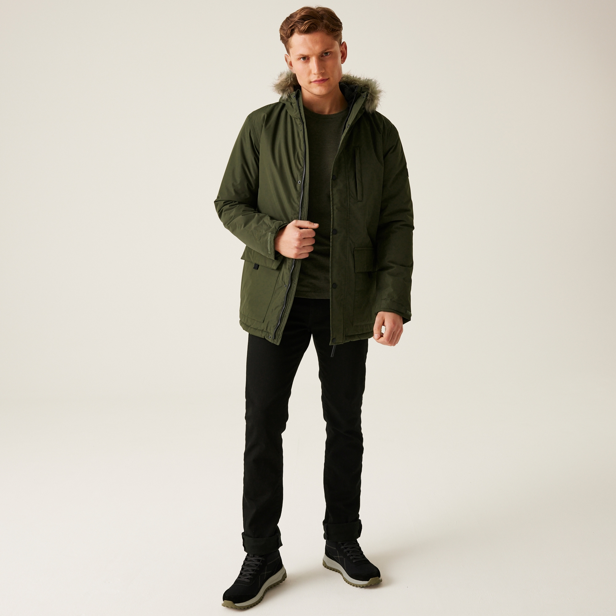 Men's Salinger IV Waterproof Jacket | Dark Khaki