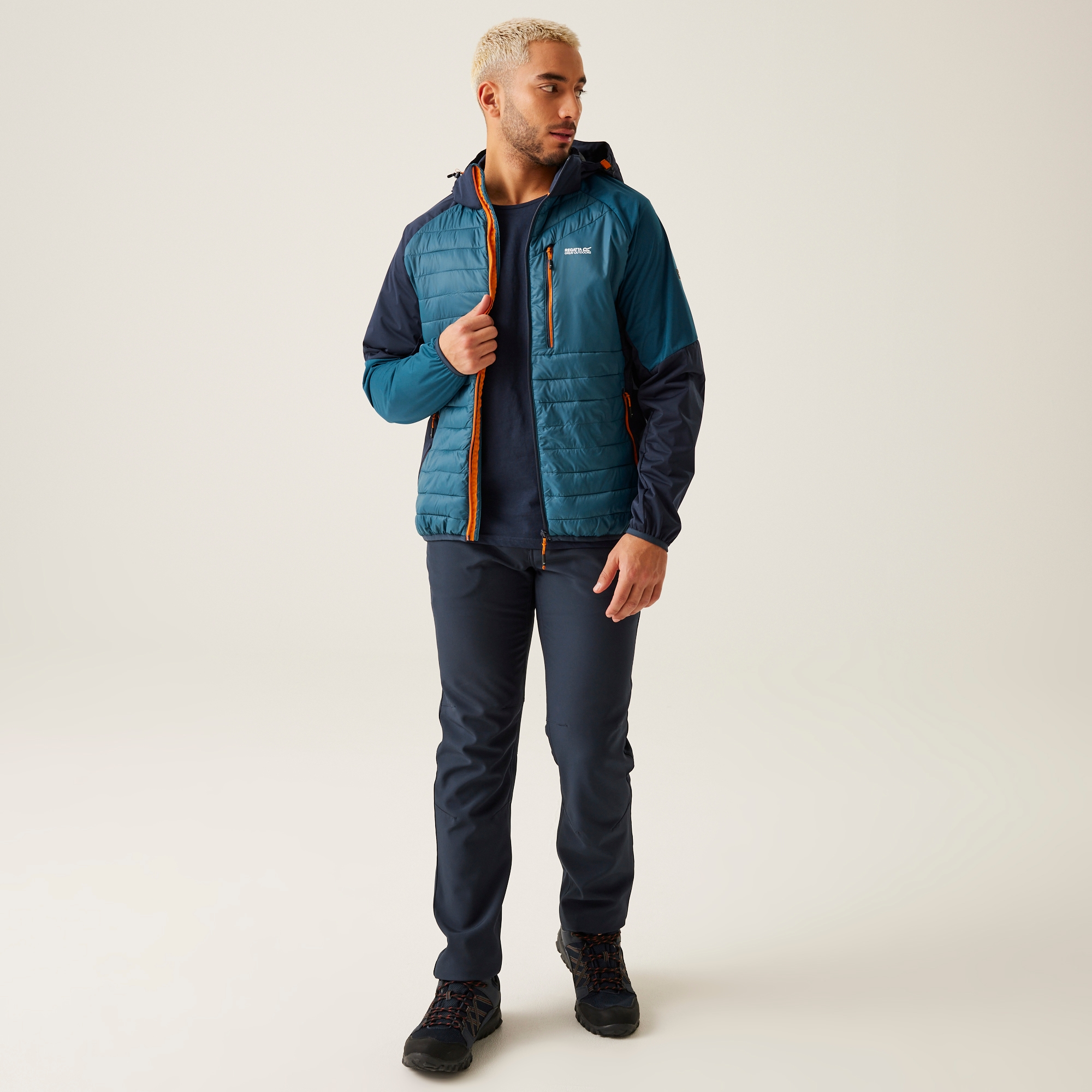 Men's Pro Hybrid Jacket | Moroccan Blue Navy Fox