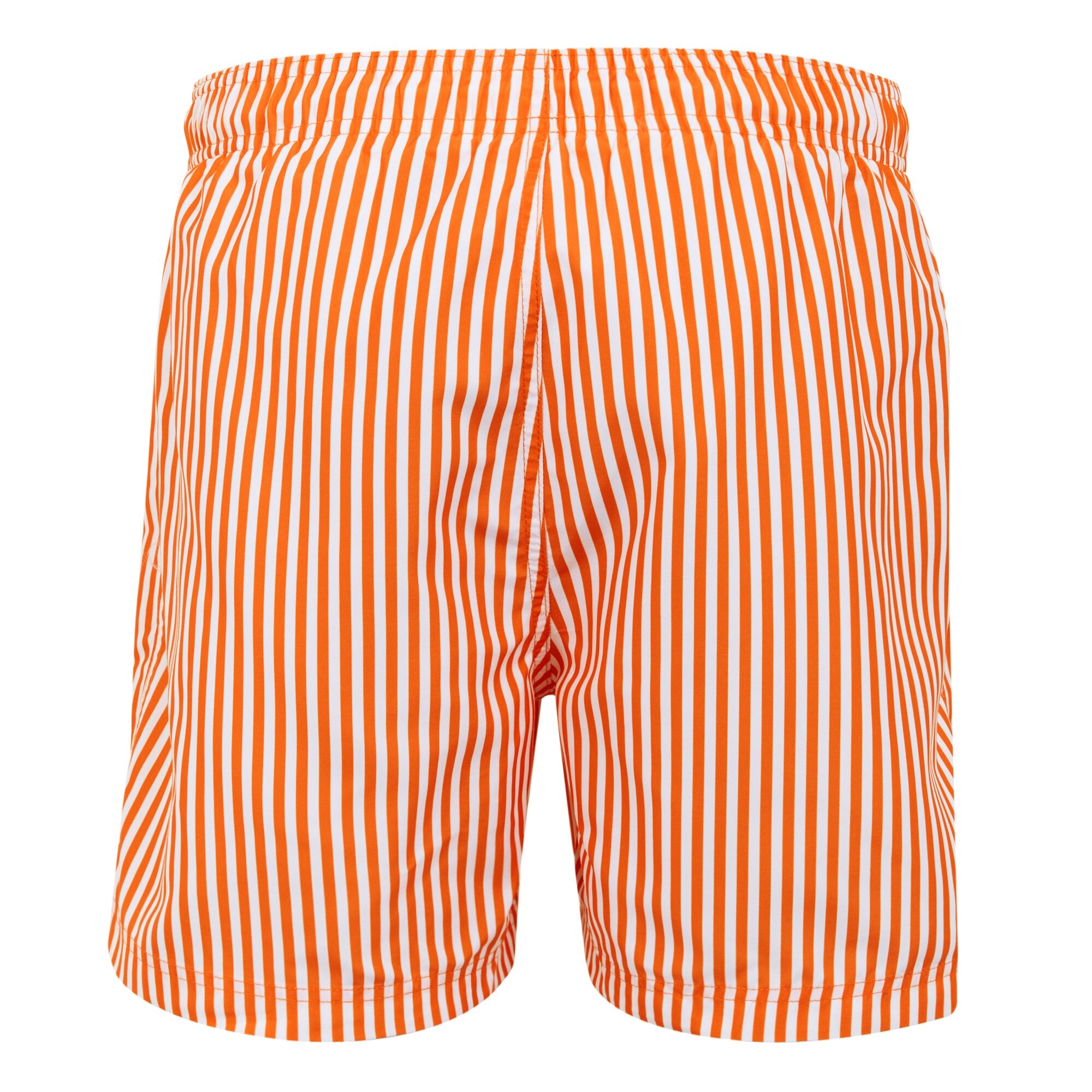Men's Loras Swim Shorts | Celosia Orange Stripe