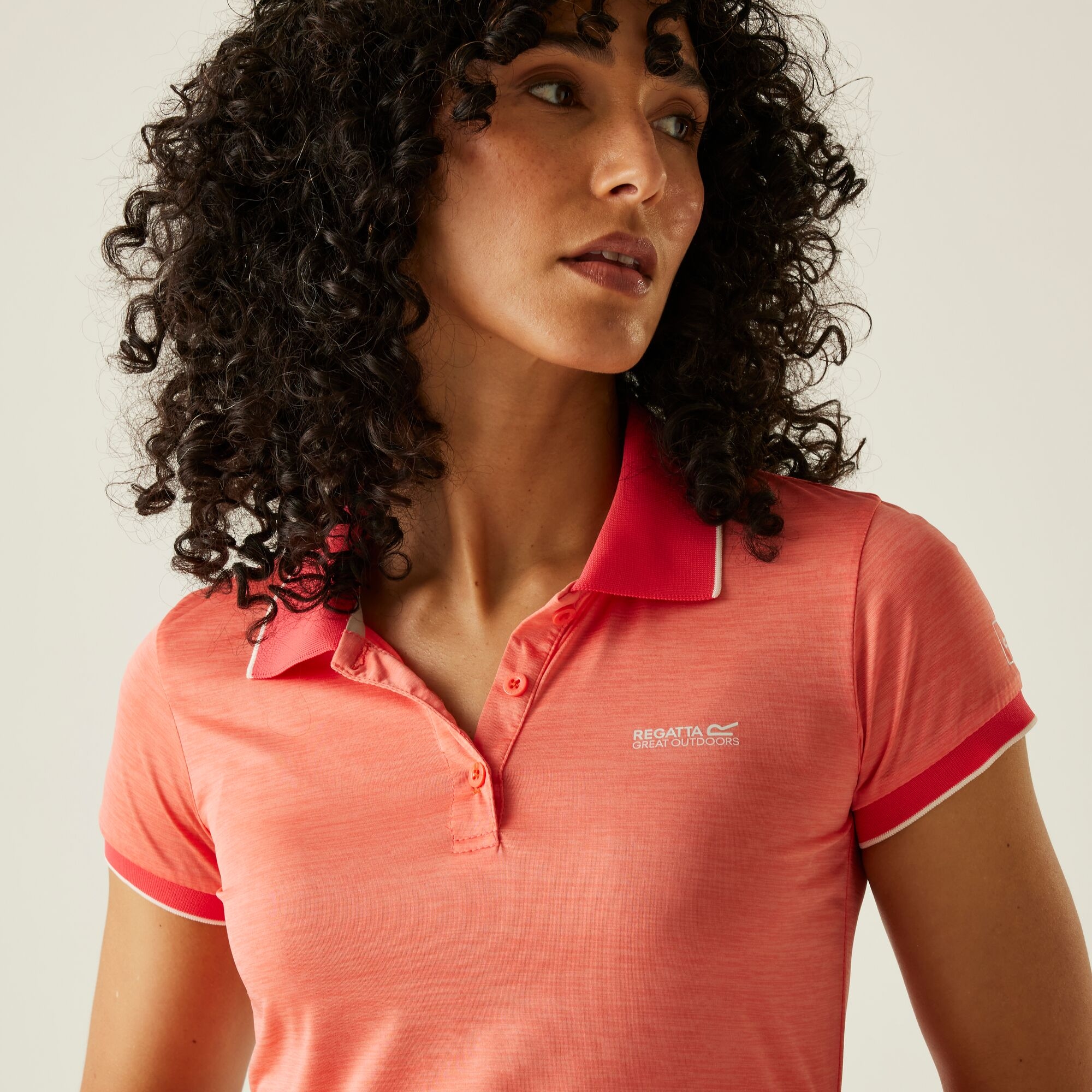 Women's Remex II Active Polo Shirt | Peach Bloom