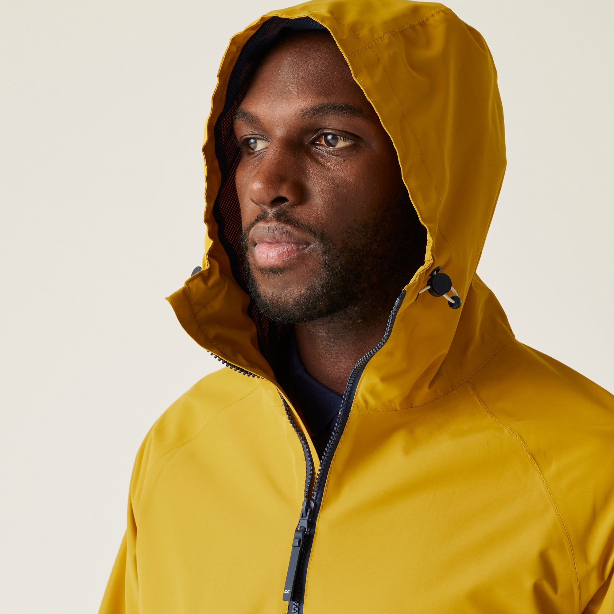Men's Tayan Waterproof Jacket | Mustard Navy