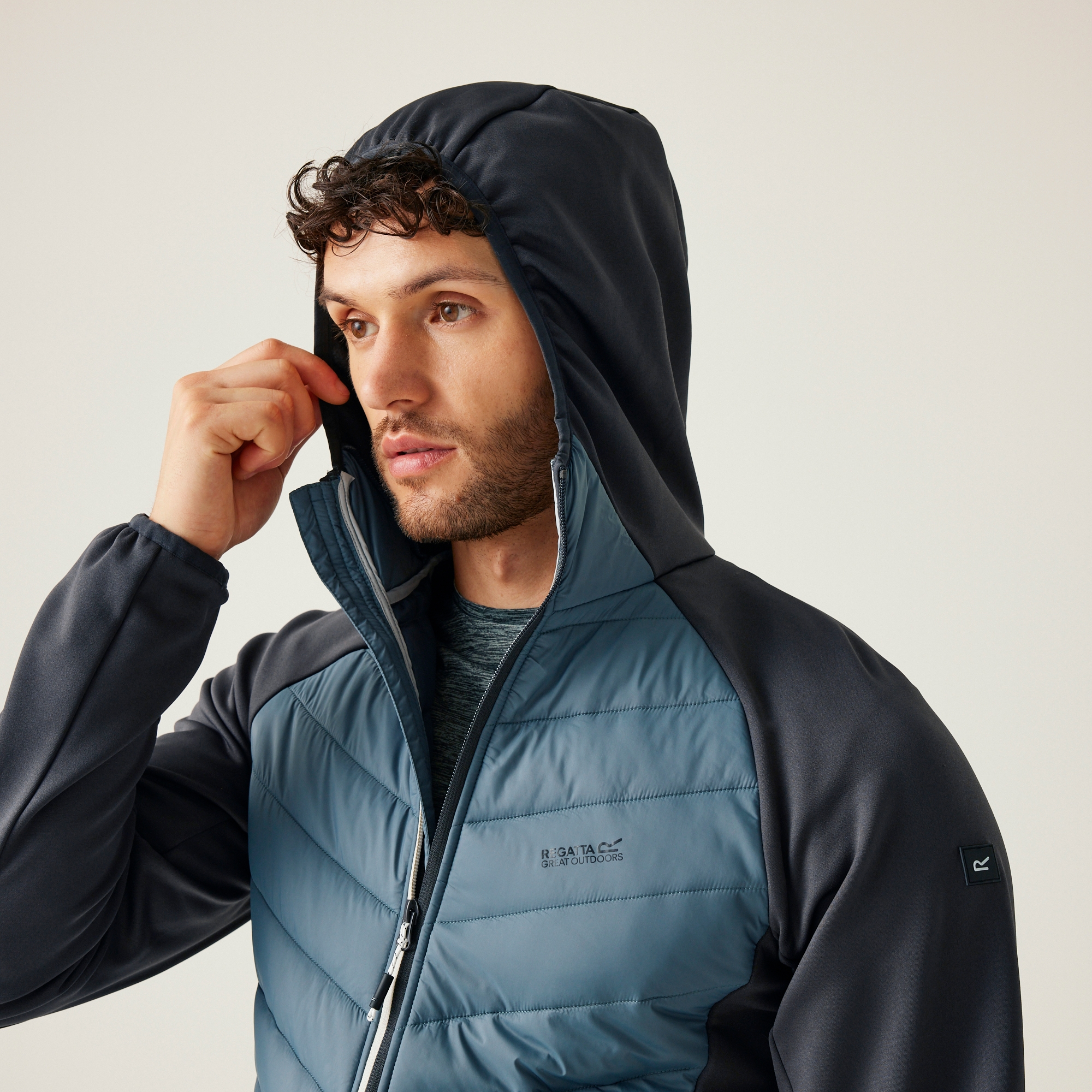 Men's Andreson VIII Hybrid Jacket | Stormy Weather Ash