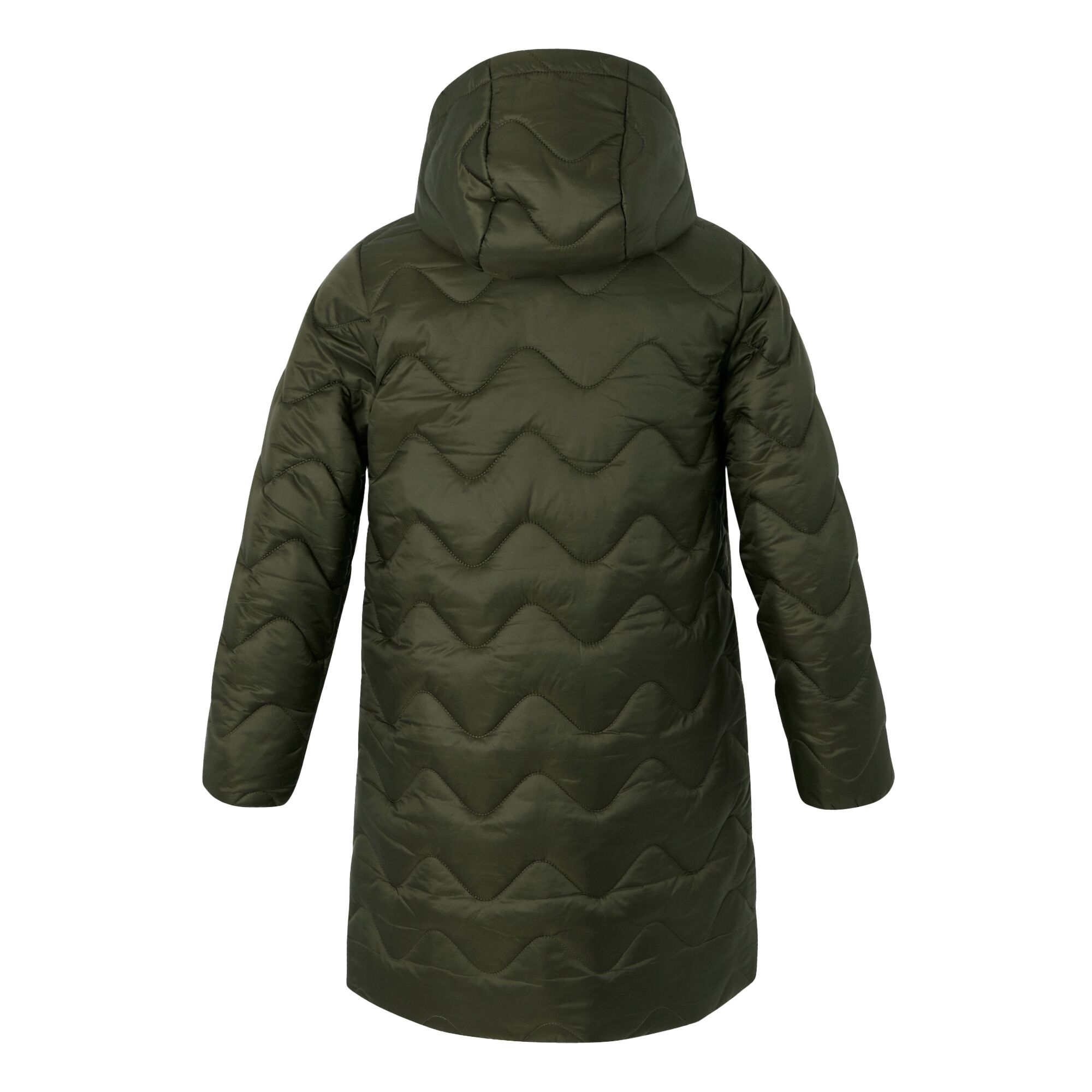 Kids' Cambrie Quilted Jackets | Dark Khaki Black