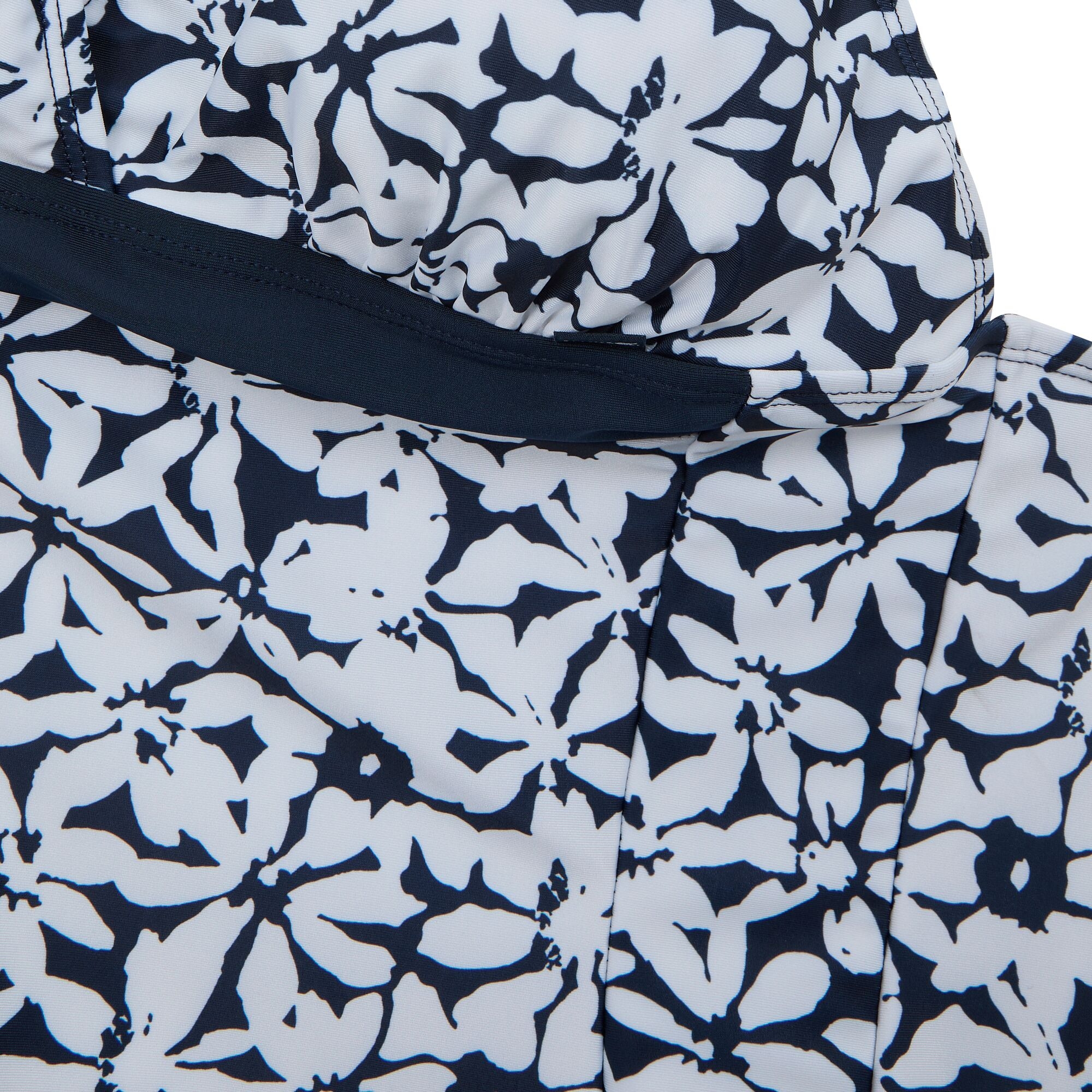 Women's Flavia II Swimsuit | Navy White Large Floral
