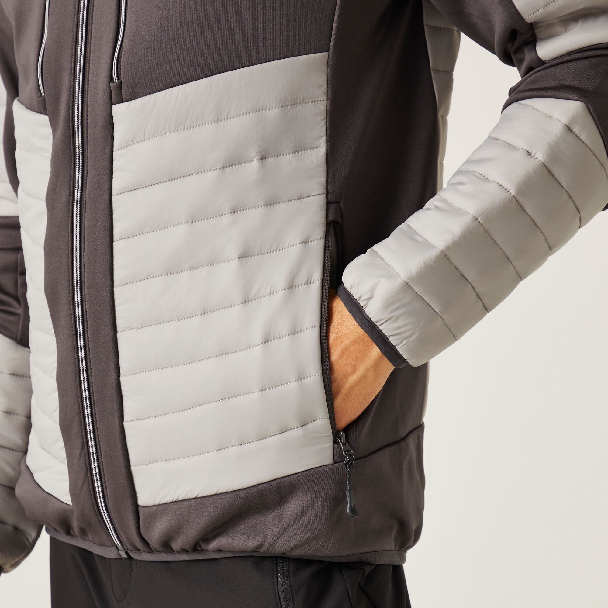 Men's E-Volve Thermal Hybrid Jacket | Mineral Grey Ash