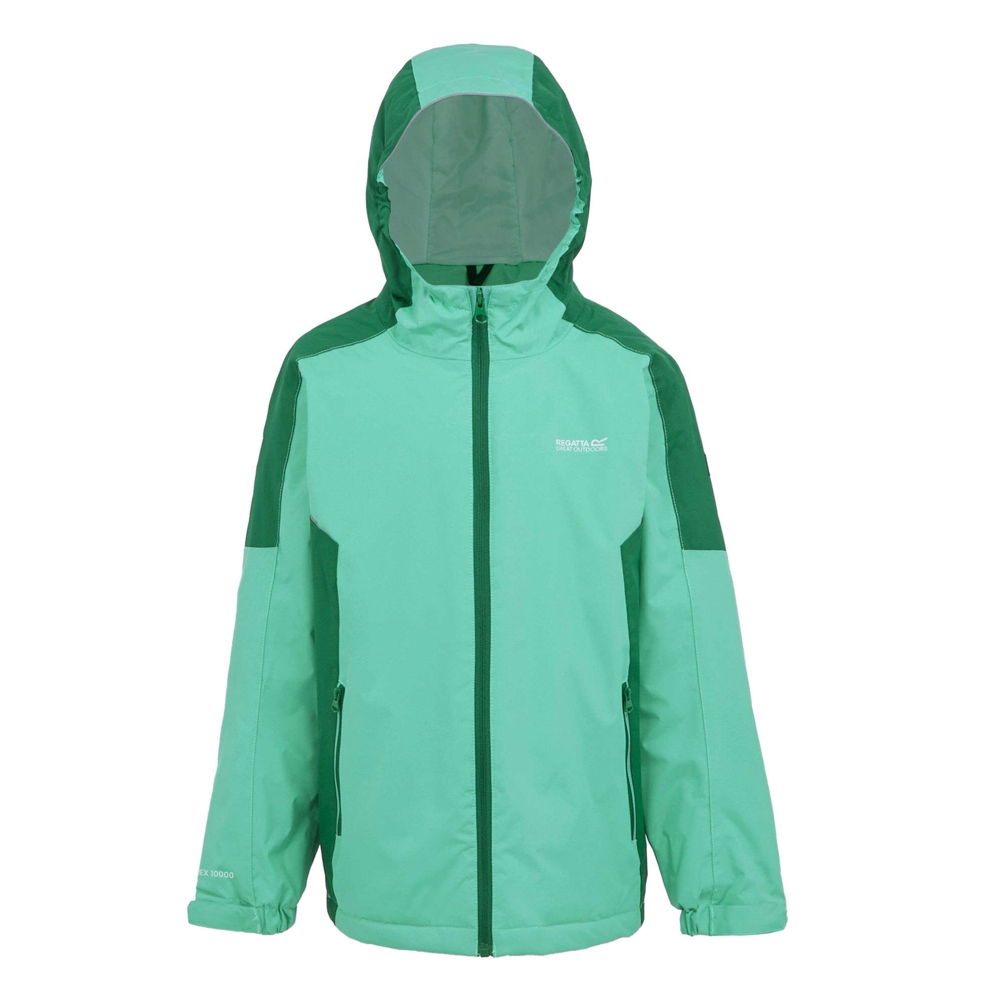Kids' Hurdle V Waterproof Jacket | Dusty Green Rain Forest