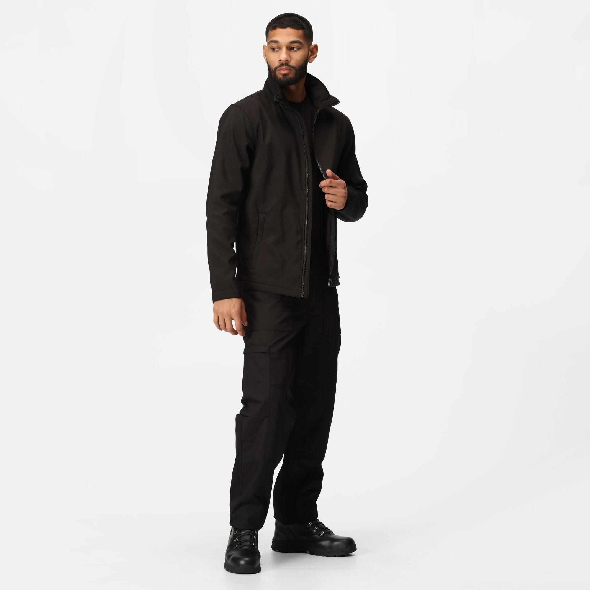 Men's Ablaze Printable Softshell Jacket | Black