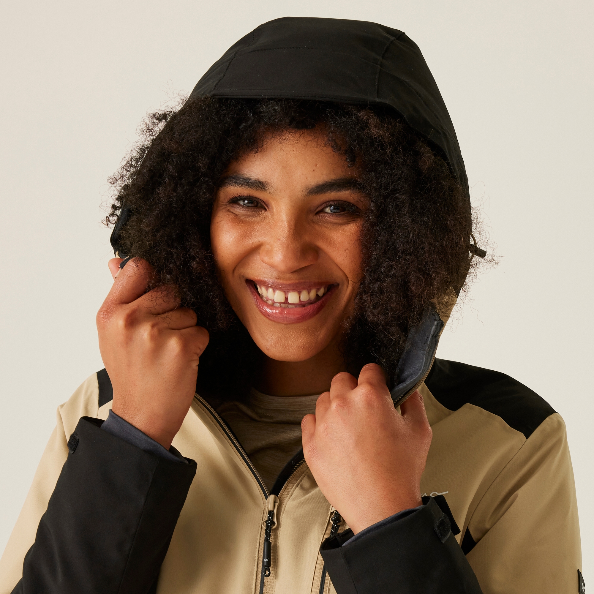 Women's Kelora Waterproof Insulated Jacket | Black Warm Taupe