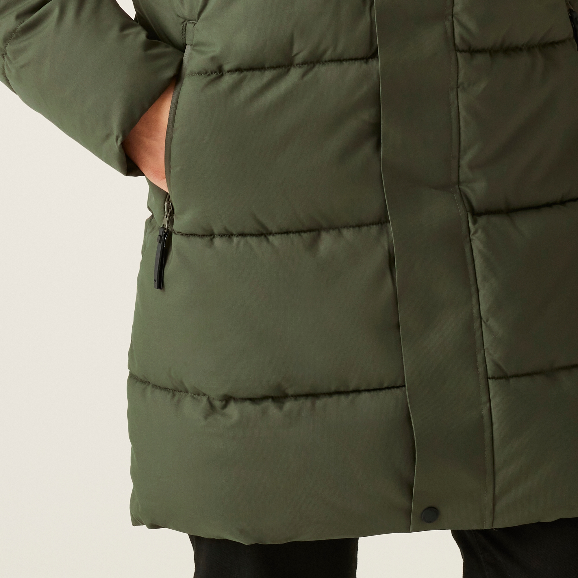 Men's Hayleyn Padded Jacket | Dark Khaki