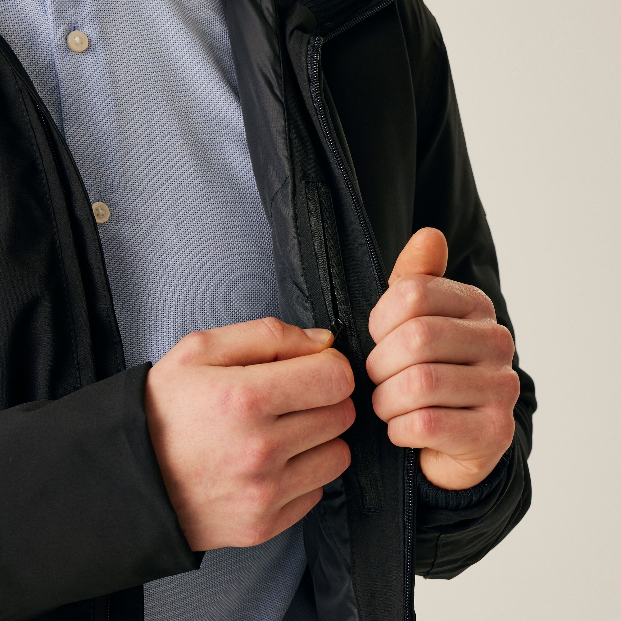 Men's Hampton Waterproof Jacket | Black