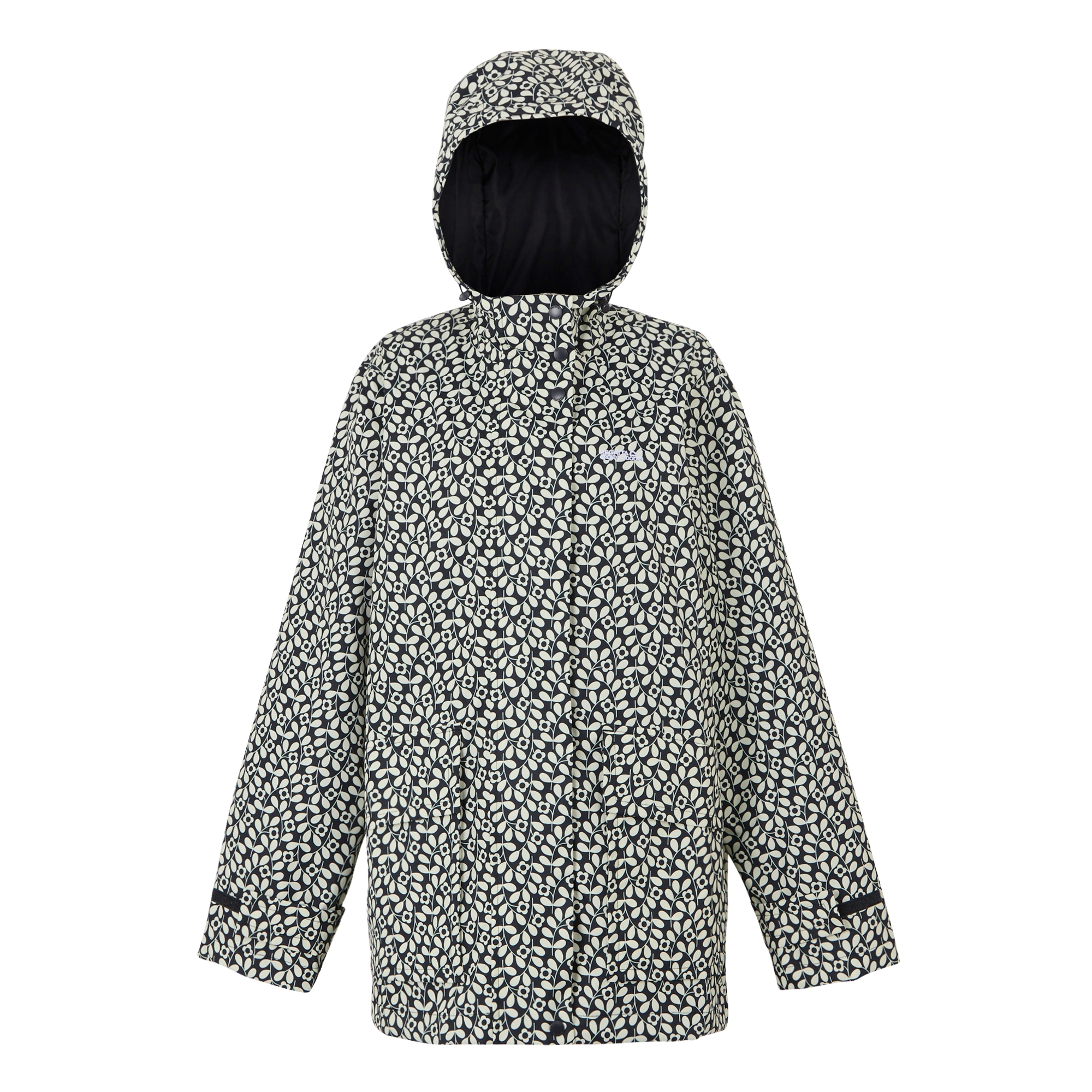 Orla Kiely Swing Waterproof III Jacket | Jasmine Flower Blue