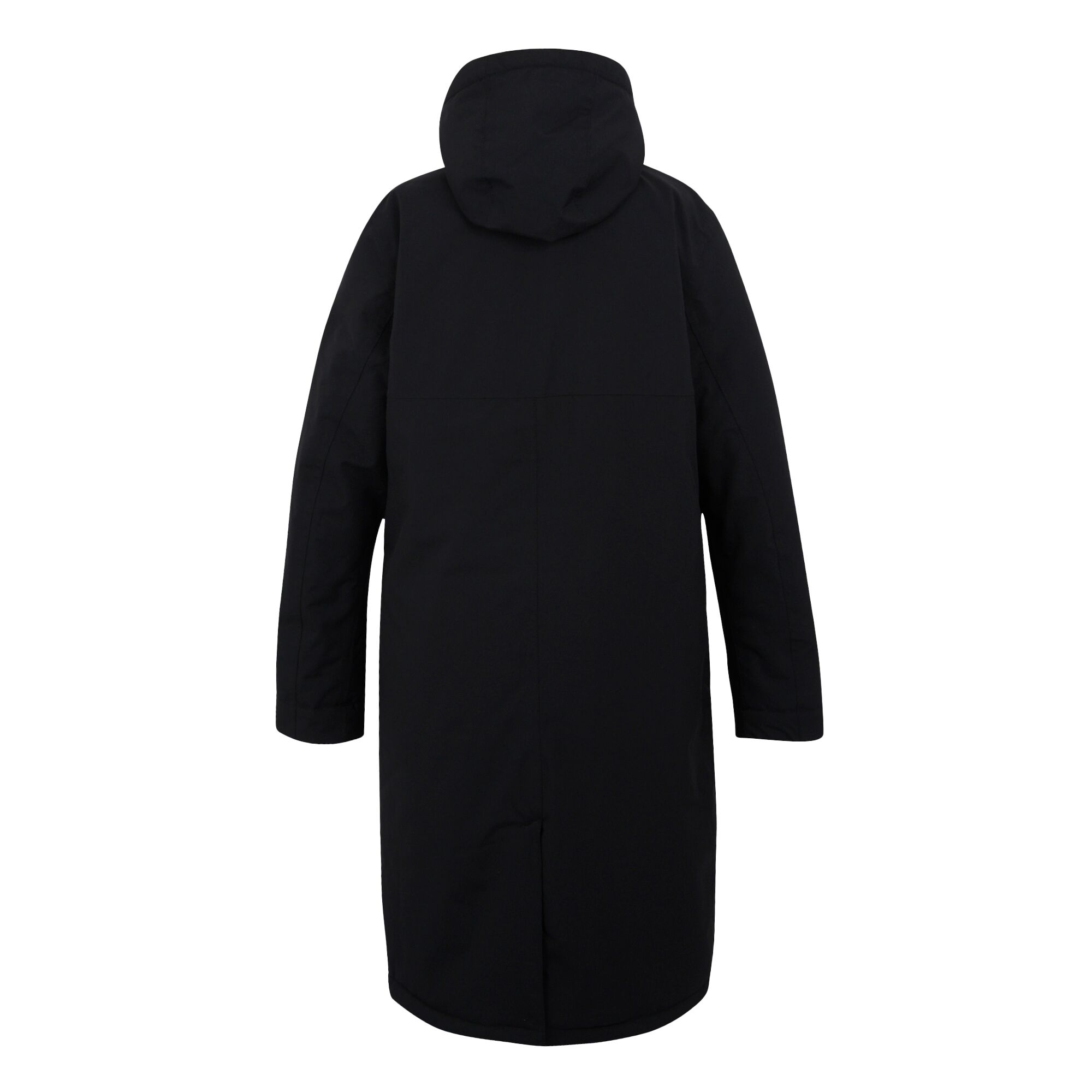 Women's Yarli Waterproof Longline Jacket | Black Dark Grey