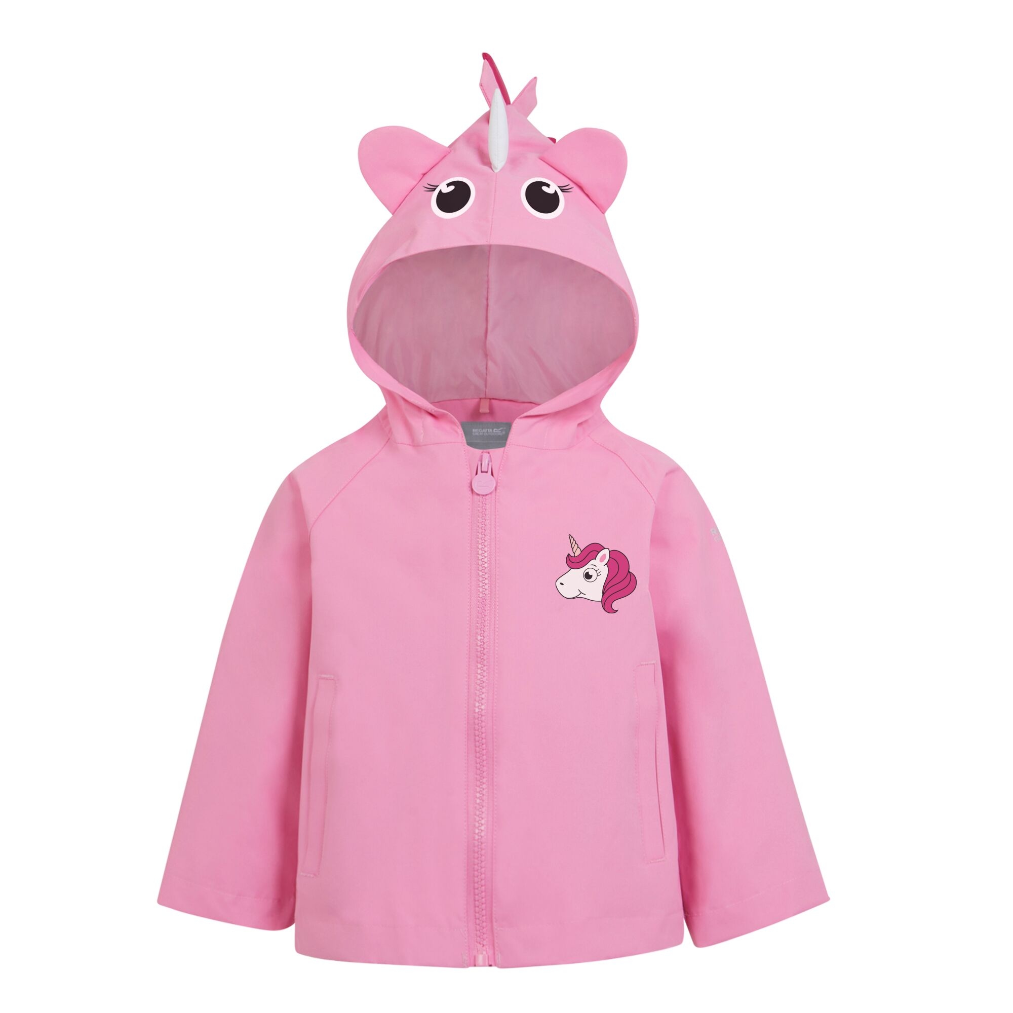 Kids' Animal Waterproof Jacket | Luna The Unicorn Sweet Pink