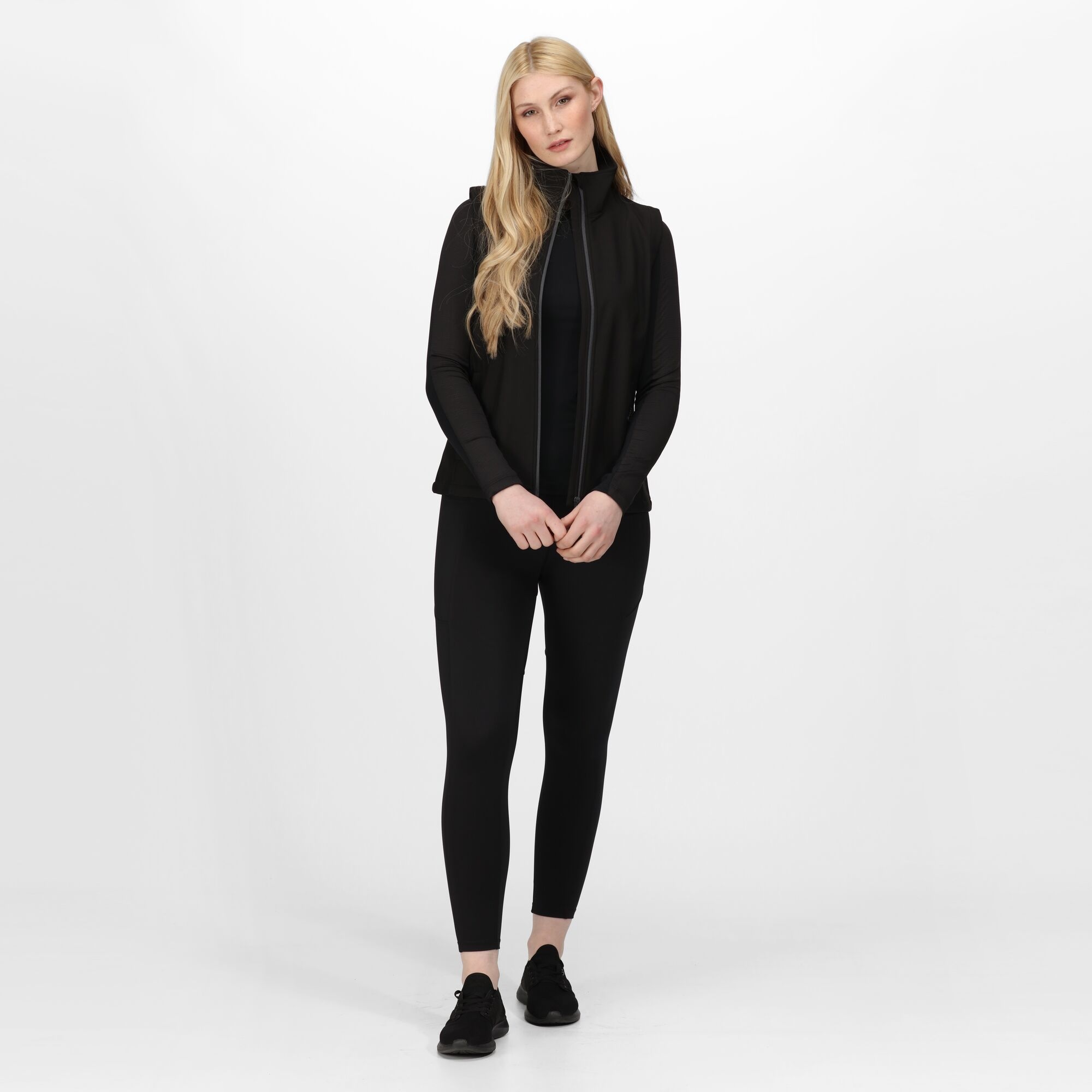 Women's Ablaze 3-layer Printable Softshell Jacket | Black