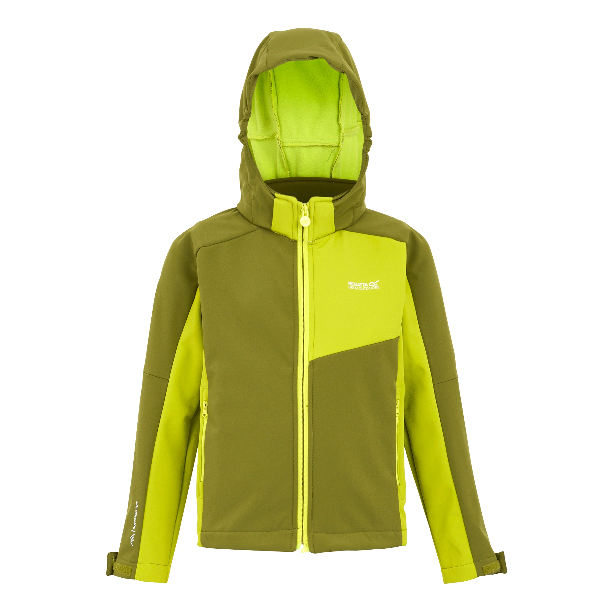 Kids' Acidity VIII Softshell Jacket | Nephrite Green Grenoble Green Wild Lime